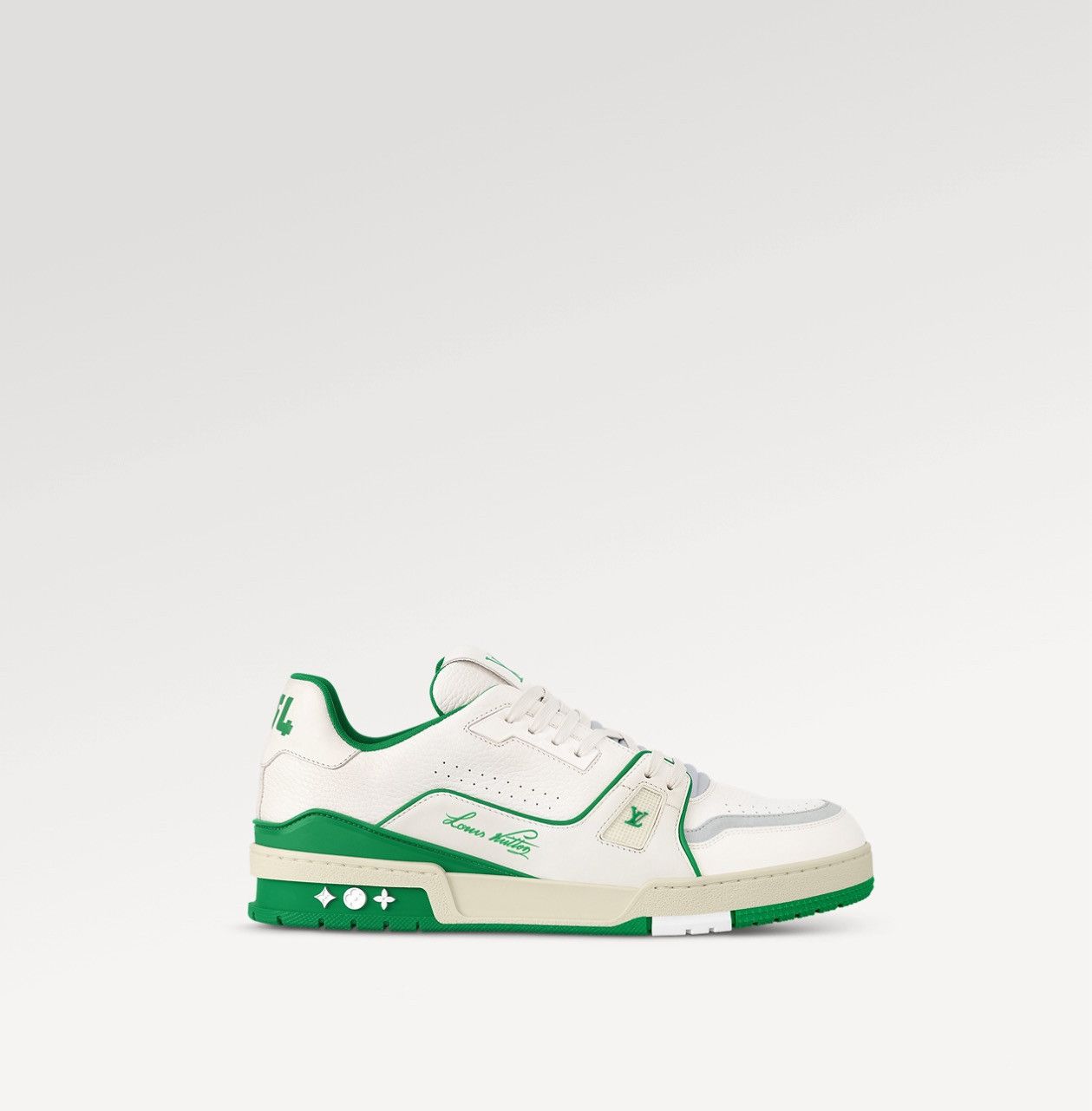 Louis Vuitton Louis Vuitton green trainer sneaker Size US 10 / EU 43 - 1 Thumbnail