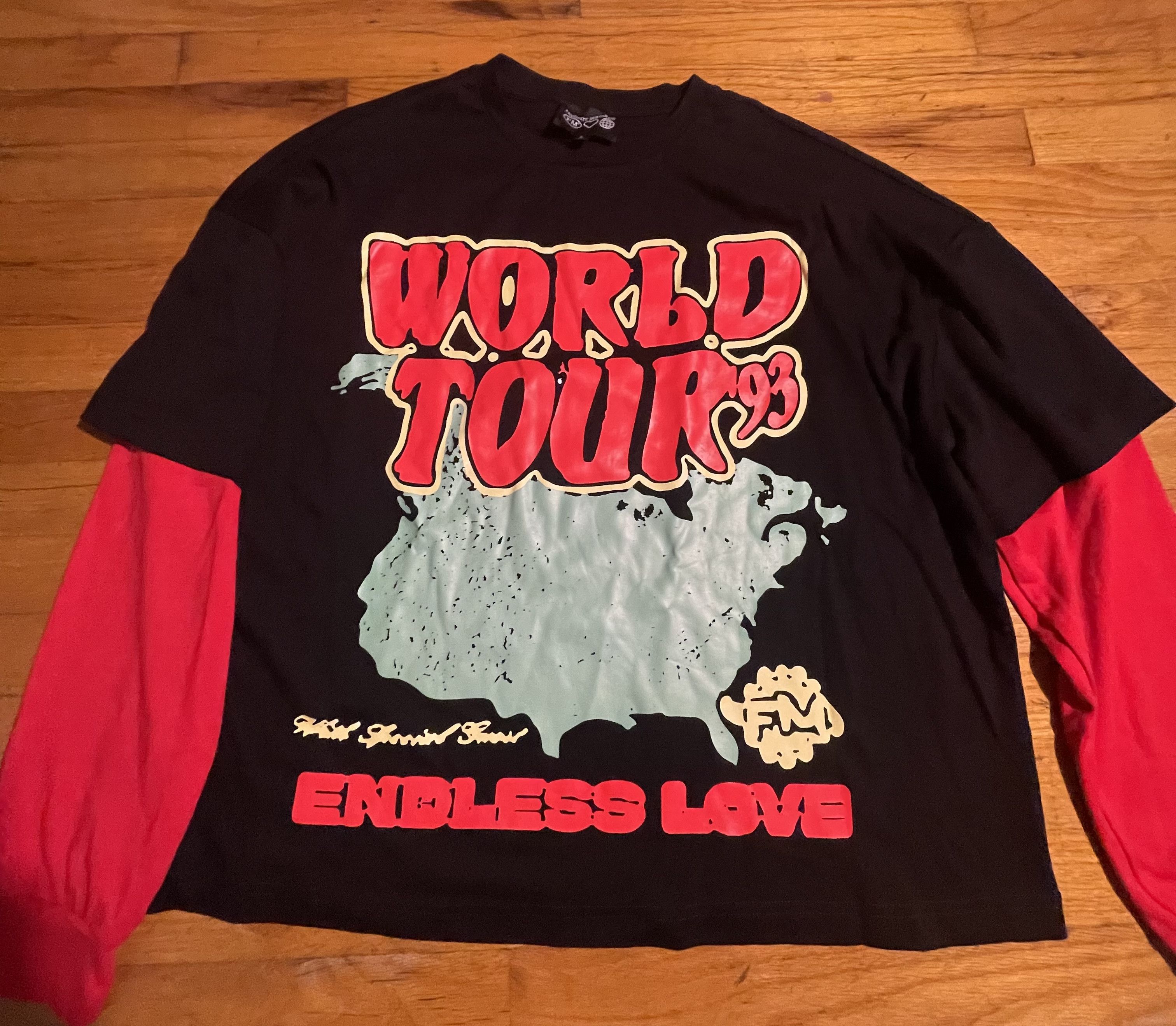 GEORRGE OLIVIER × Half Evil Favorite Mistakes FM Endless Tour Double Layer Long Sleeve Size US L / EU 52-54 / 3 - 4 Thumbnail