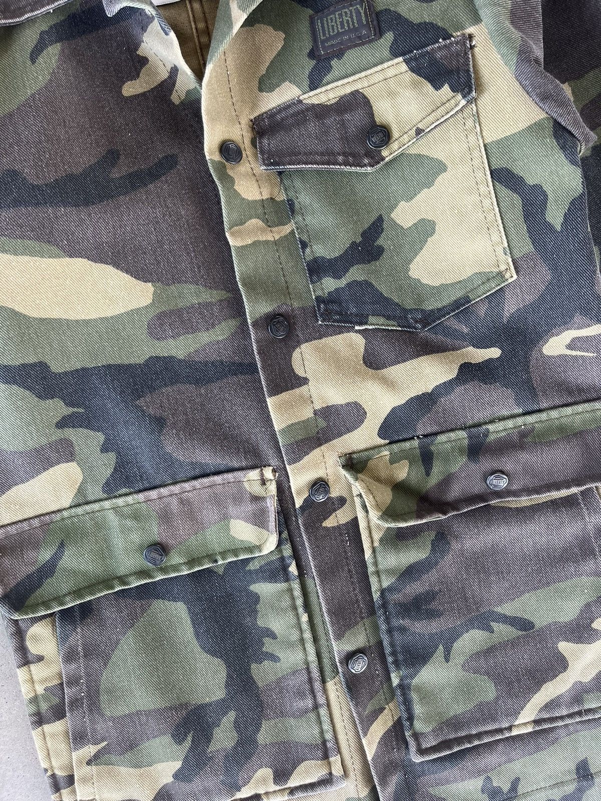 Vintage Vintage 80’s Woodland Camo Hunting Jacket Size US S / EU 44-46 / 1 - 3 Thumbnail