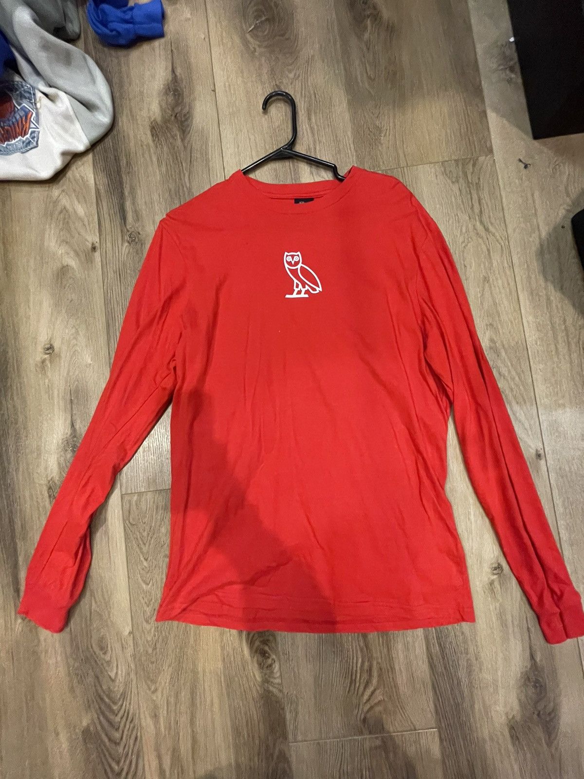 Drake × October's Very Own OVO Red Longsleeve Size US M / EU 48-50 / 2 - 1 Thumbnail