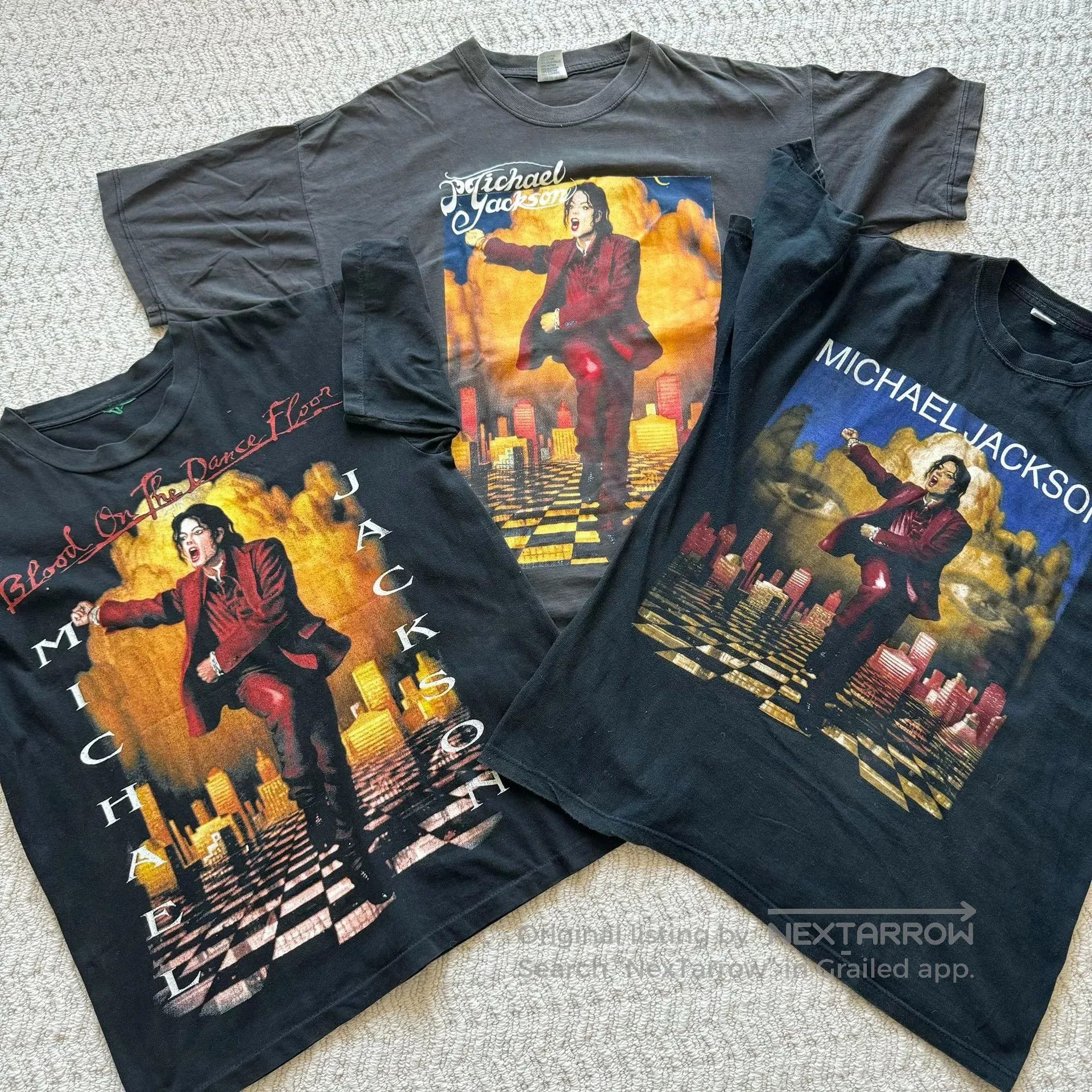 Vintage Vintage 90s Michael Jackson Bootleg Tee. Size US M / EU 48-50 / 2 - 7 Thumbnail