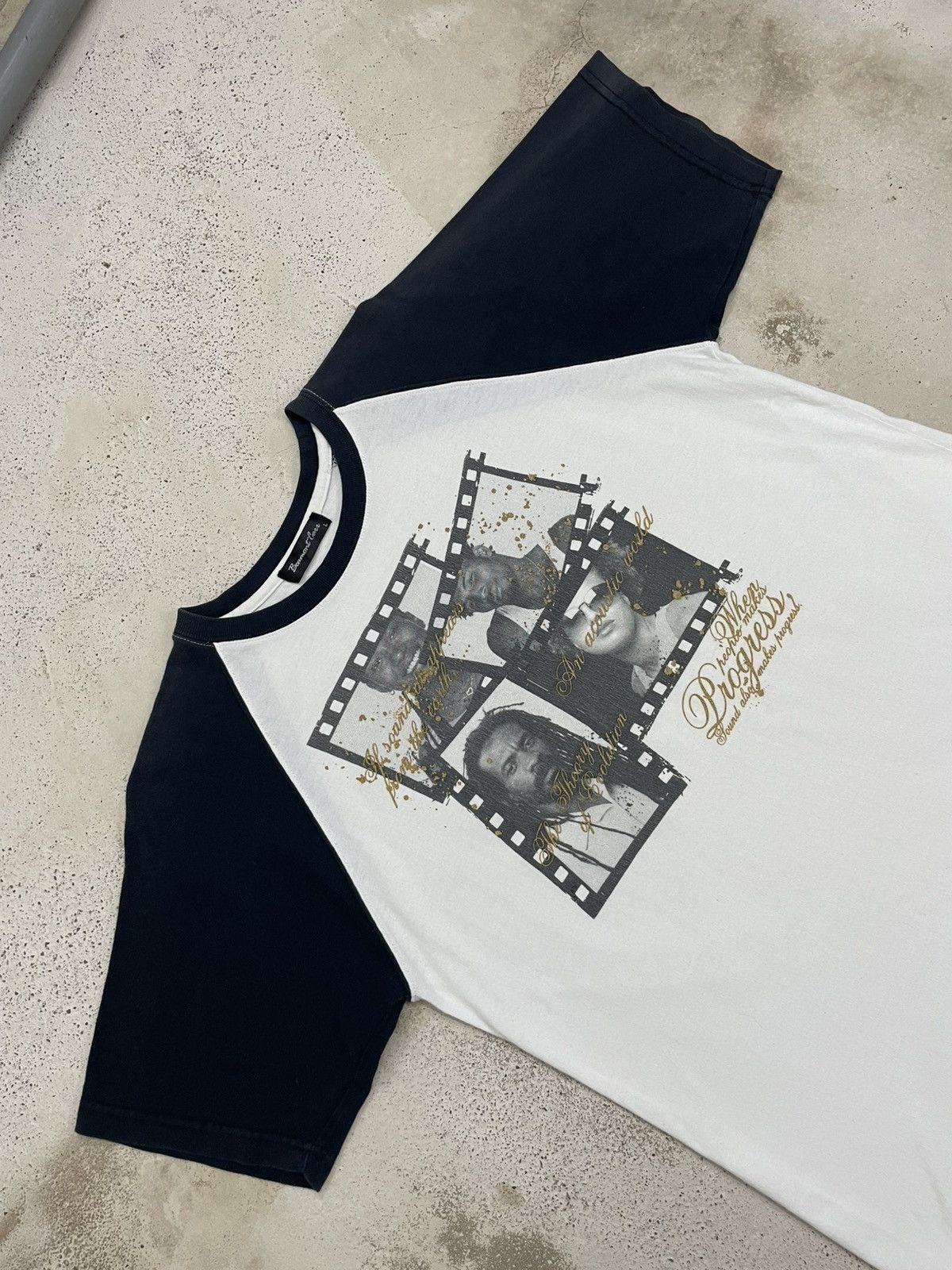 Band Tees Beaumont Carr Gangster Rap Side Hiphop Photo Tee Wording Y2K Size US L / EU 52-54 / 3 - 4 Thumbnail