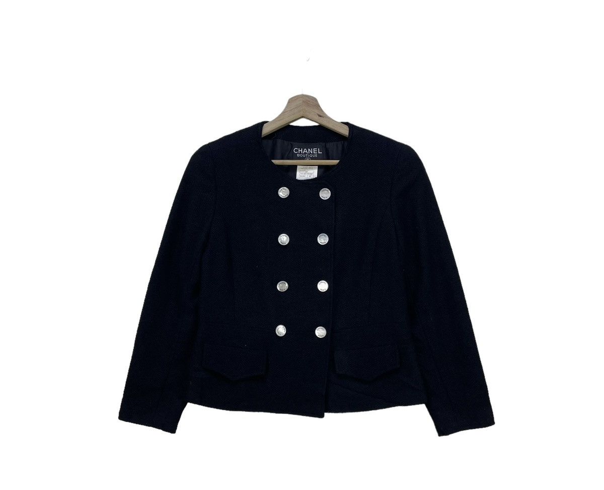 Chanel 🔥Vintage Chanel Tweed Jacket Size M / US 6-8 / IT 42-44 - 2 Thumbnail