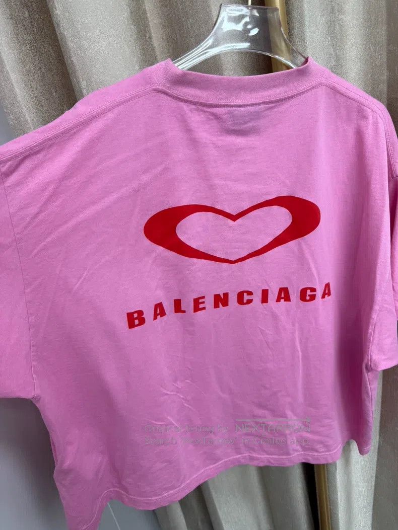 Balenciaga Balenciaga Embroidered Round Neck Short Sleeve Size S / US 4 / IT 40 - 5 Thumbnail