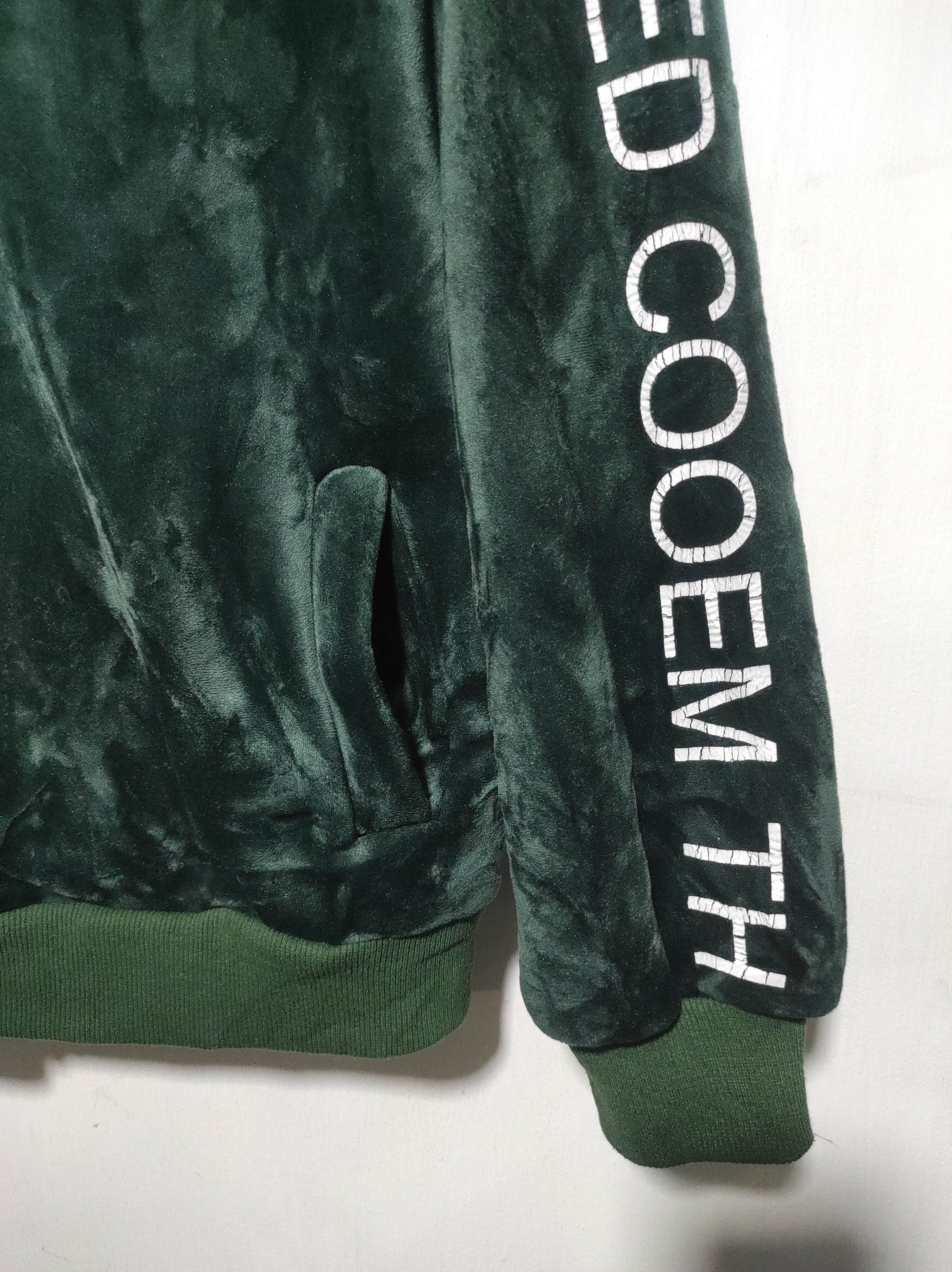 Hysteric Glamour Velvet Green Zipper Fur Hoodie LGB style Size S / US 4 / IT 40 - 7 Thumbnail