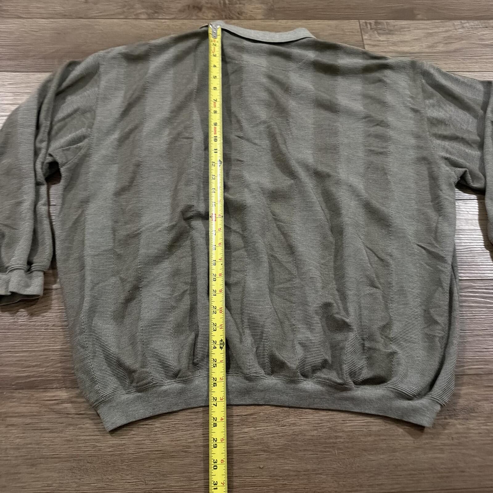 Other Vintage 90s Knit Polo Pullover Sweater Striped SRT Preppy 2X Size US XXL / EU 58 / 5 - 7 Thumbnail