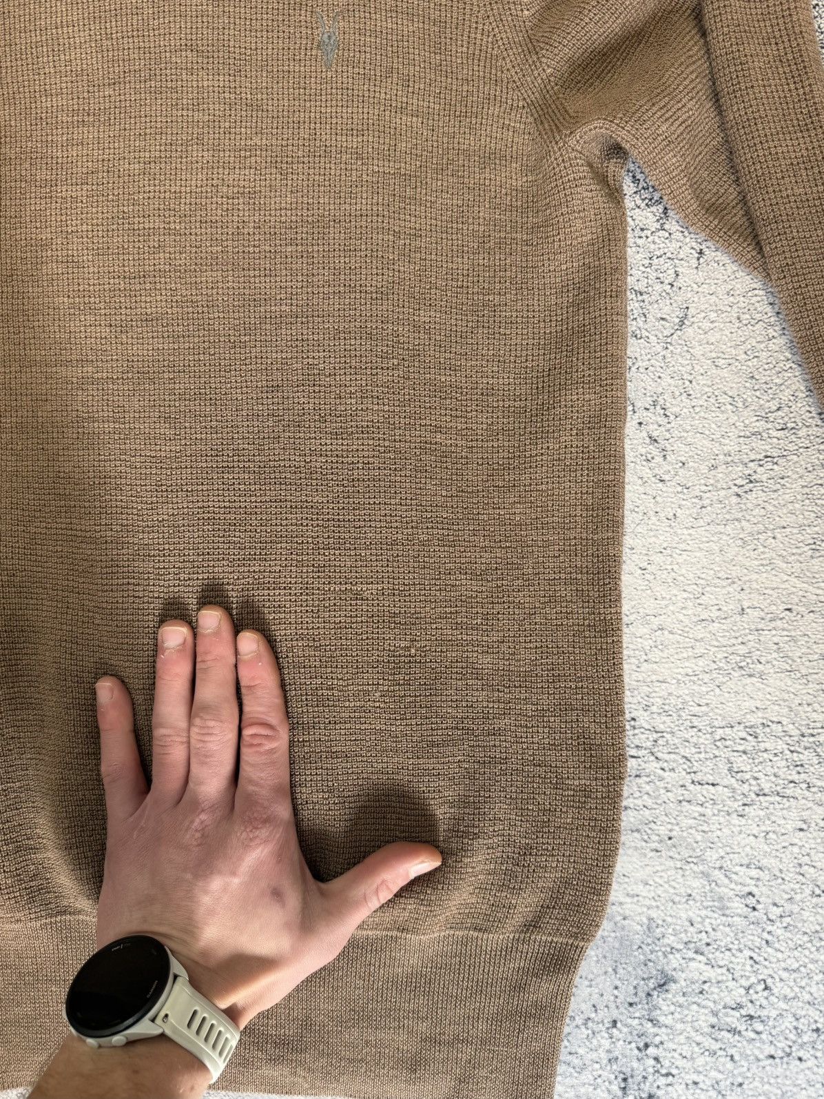 Allsaints AllSaints IVAR Merino Crew Sweater Pullover Mens M RWS Wool Size US M / EU 48-50 / 2 - 16 Thumbnail