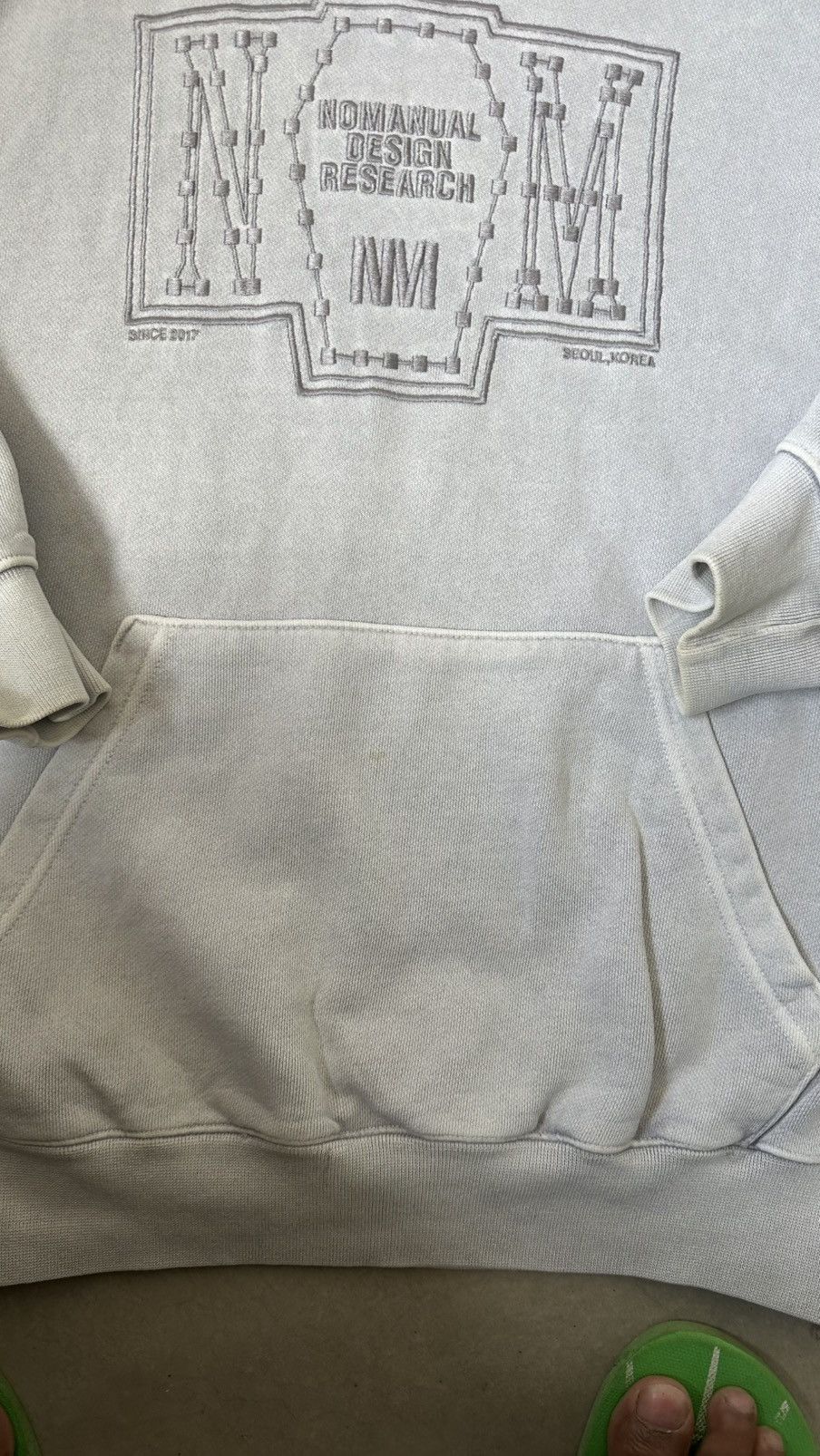 Japanese Brand NOMANUAL. EMBROIDERY HOODIE Size US XXL / EU 58 / 5 - 5 Thumbnail