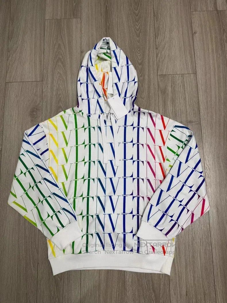 Valentino Valentino Colourful letter logo printed hooded sweatshirt Size US M / EU 48-50 / 2 - 1 Thumbnail