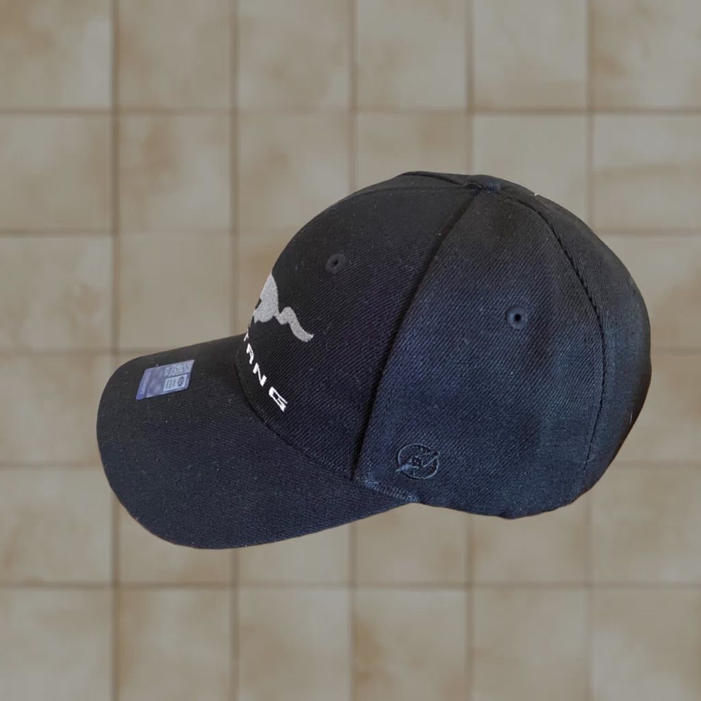 Ford Ford Mustang Officially Licensed Black Adjustable Hat Unisex Adults Adjustable Mens Mens Black Ford Mustang Automotive Casual Hat Size ONE SIZE - 1 Thumbnail