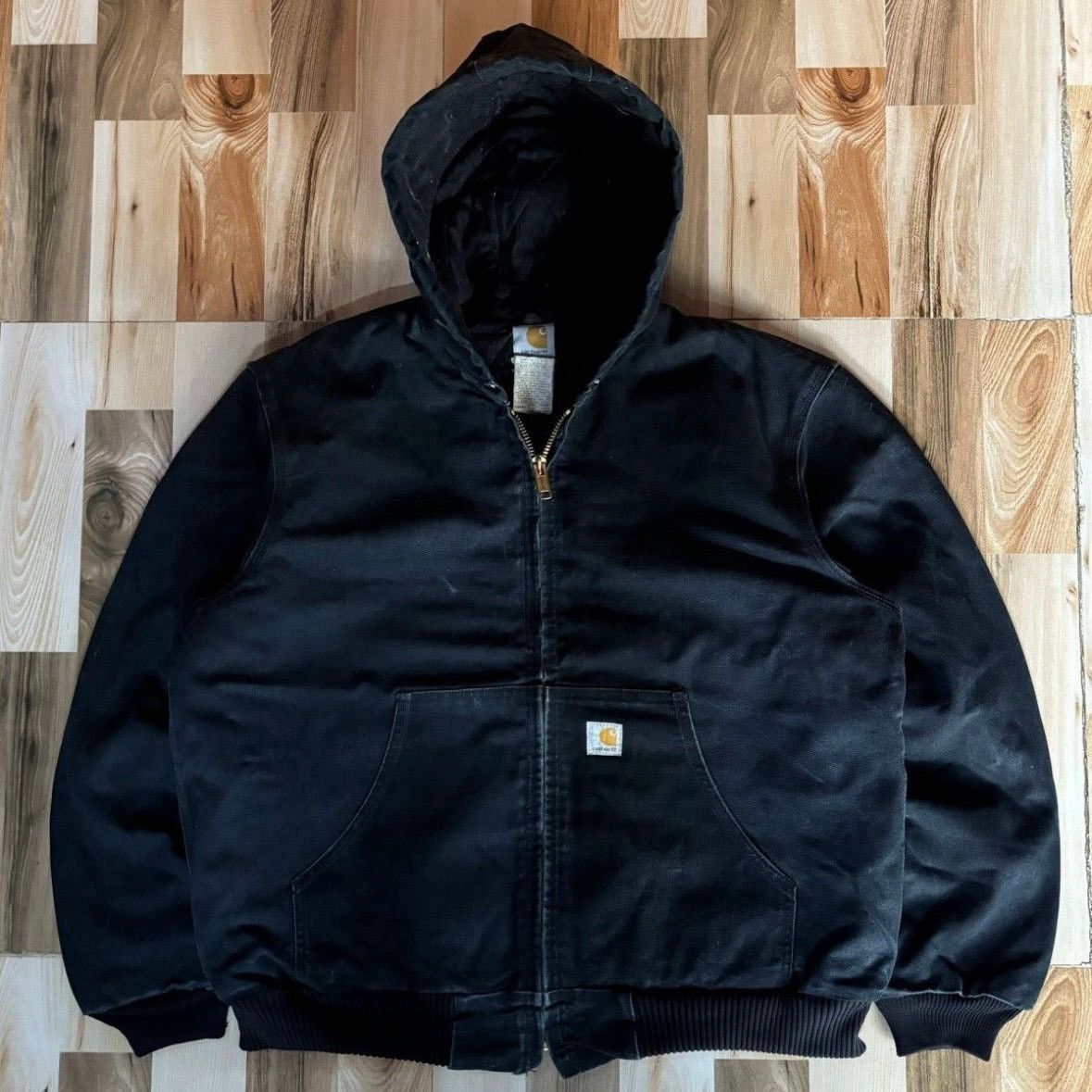 Carhartt Vintage 00s Carhartt Active Jacket BLK Size US L / EU 52-54 / 3 - 1 Thumbnail