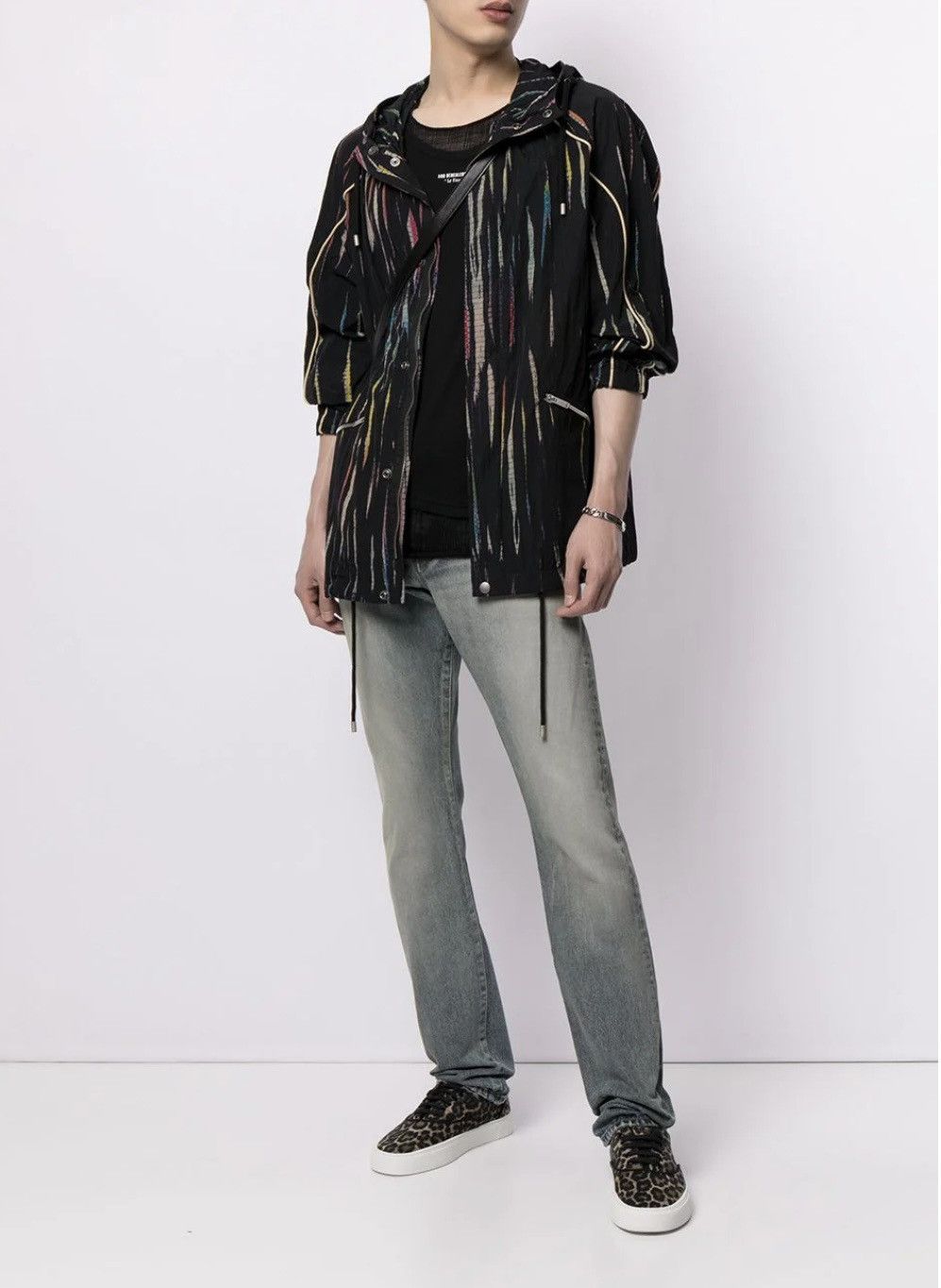 Anthony Vaccarello Saint Laurent Marrakesh Windbreaker NWT Retail $2990 Size US L / EU 52-54 / 3 - 3 Thumbnail