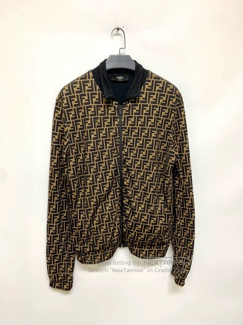 Fendi Fendi Double F Printed Jacket Size US XL / EU 56 / 4 - 1 Thumbnail