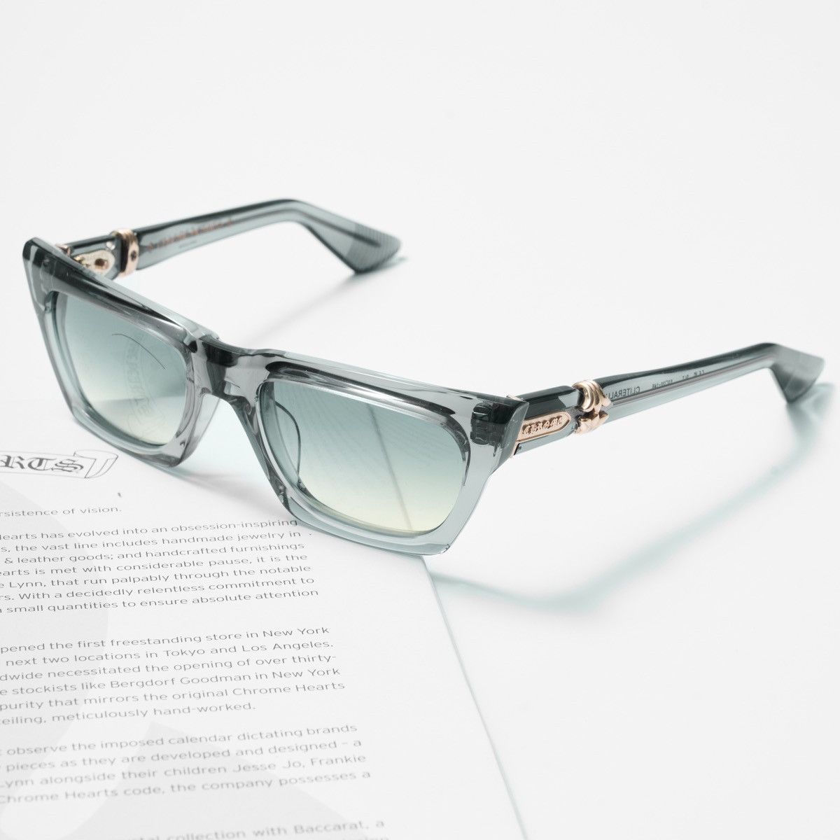 Chrome Hearts CHROME HEARTS CLITERALLY SLATED SUNGLASSES Size ONE SIZE - 2 Thumbnail