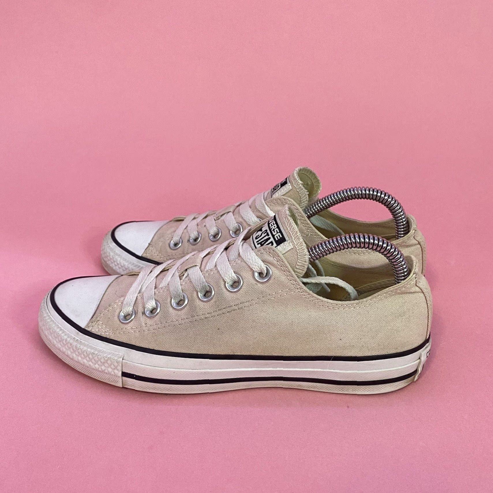 Converse Converse All Star Chuck Taylor OX Sneakers 159621F Rose Pink Mens 5 Womens 7 Shoes Sneaker Walking Outdoors Colorful Lightweight Breathable Logo Size US 5 / IT 35 - 4 Thumbnail