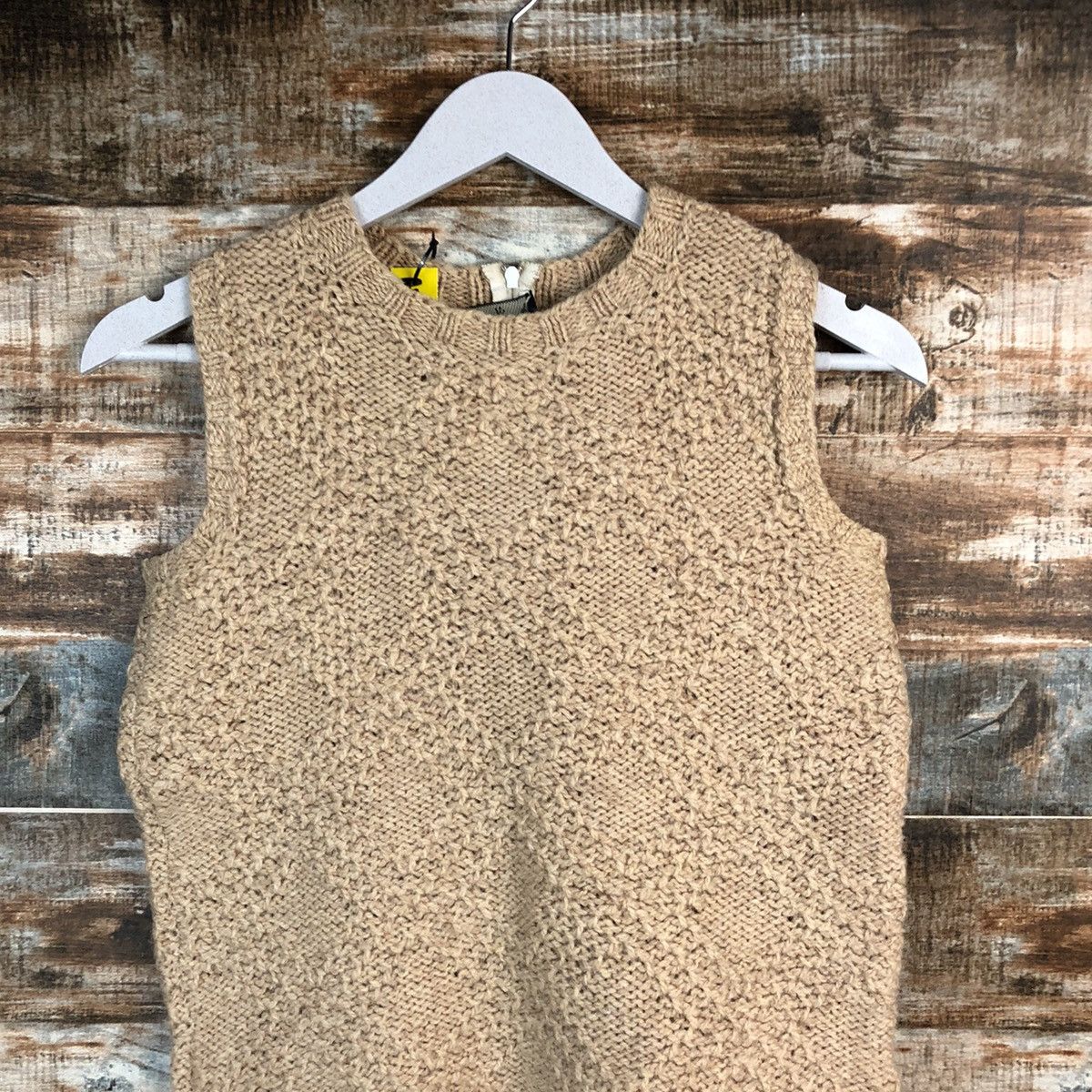 Homespun Knitwear × Japanese Brand Julie Skarland Brown Vest Knitwear #A1664 Size XS / US 0-2 / IT 36-38 - 5 Thumbnail