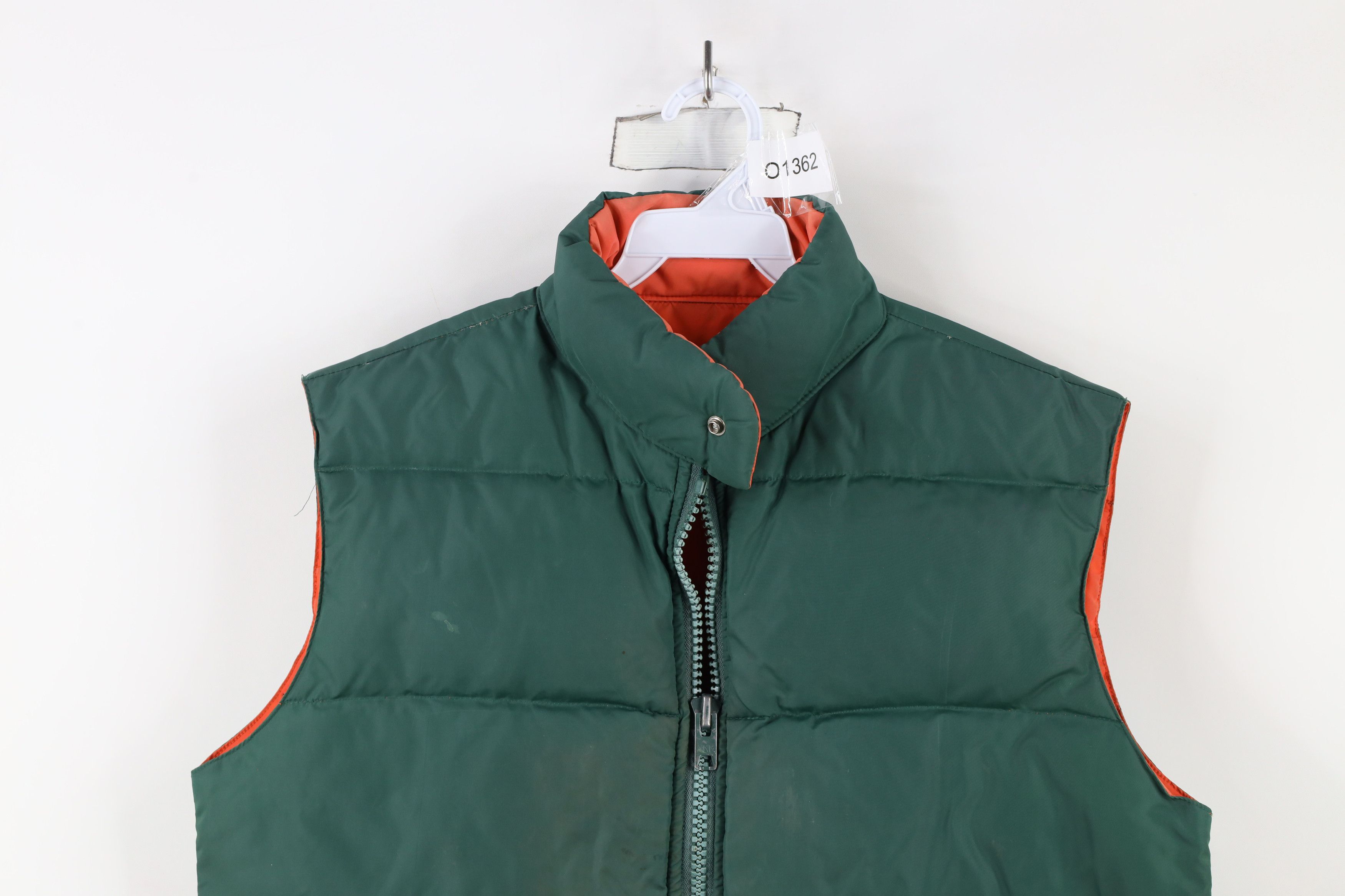 Vintage Vintage 70s Streetwear Reversible Down Puffer Vest Jacket Size US M / EU 48-50 / 2 - 2 Thumbnail
