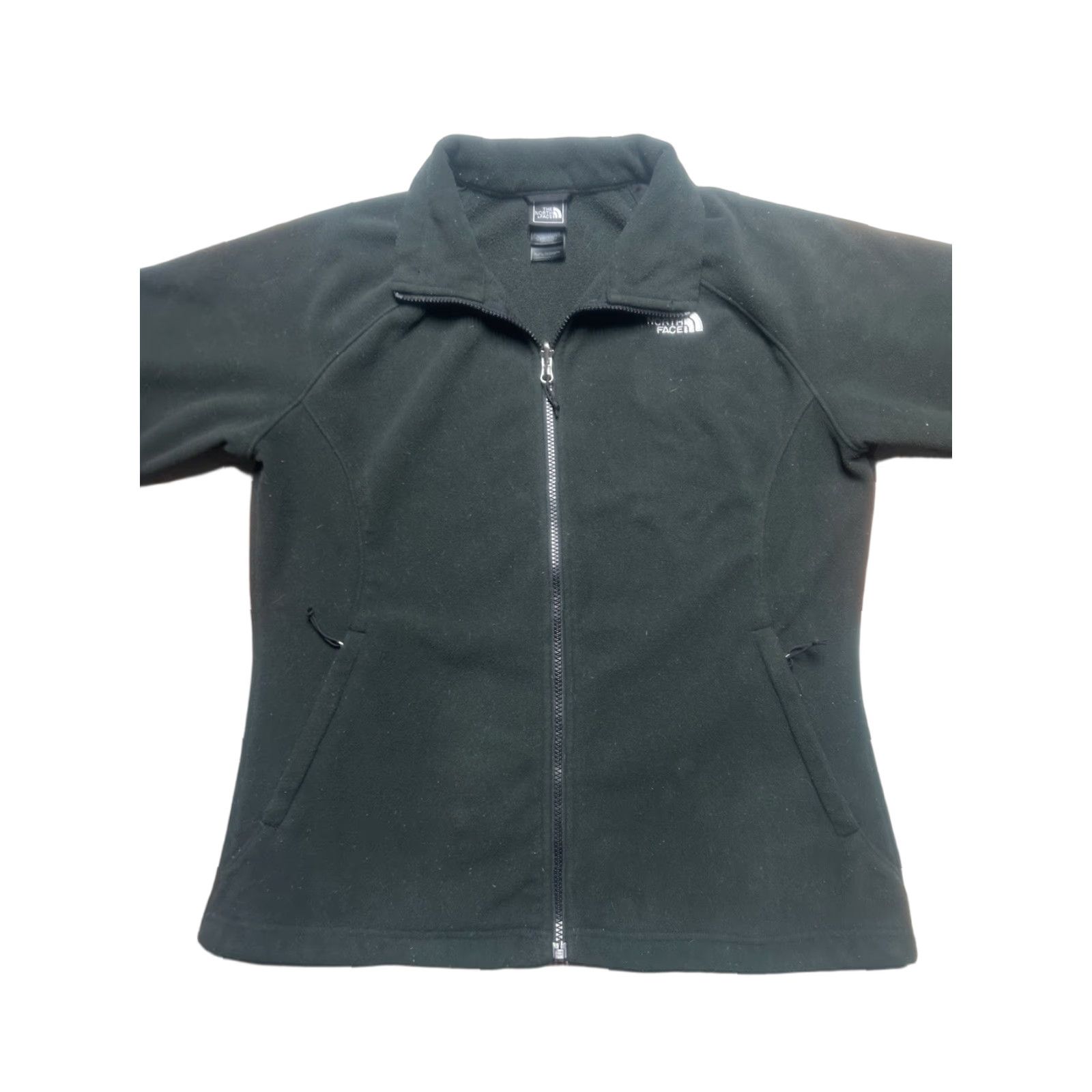 The North Face VINTAGE? The north face fleece jacket black polyester full zip TNF women’s large jacket Womens L Black Full Zip Fleece Polyester TNF Size L / US 10 / IT 46 - 1 Thumbnail