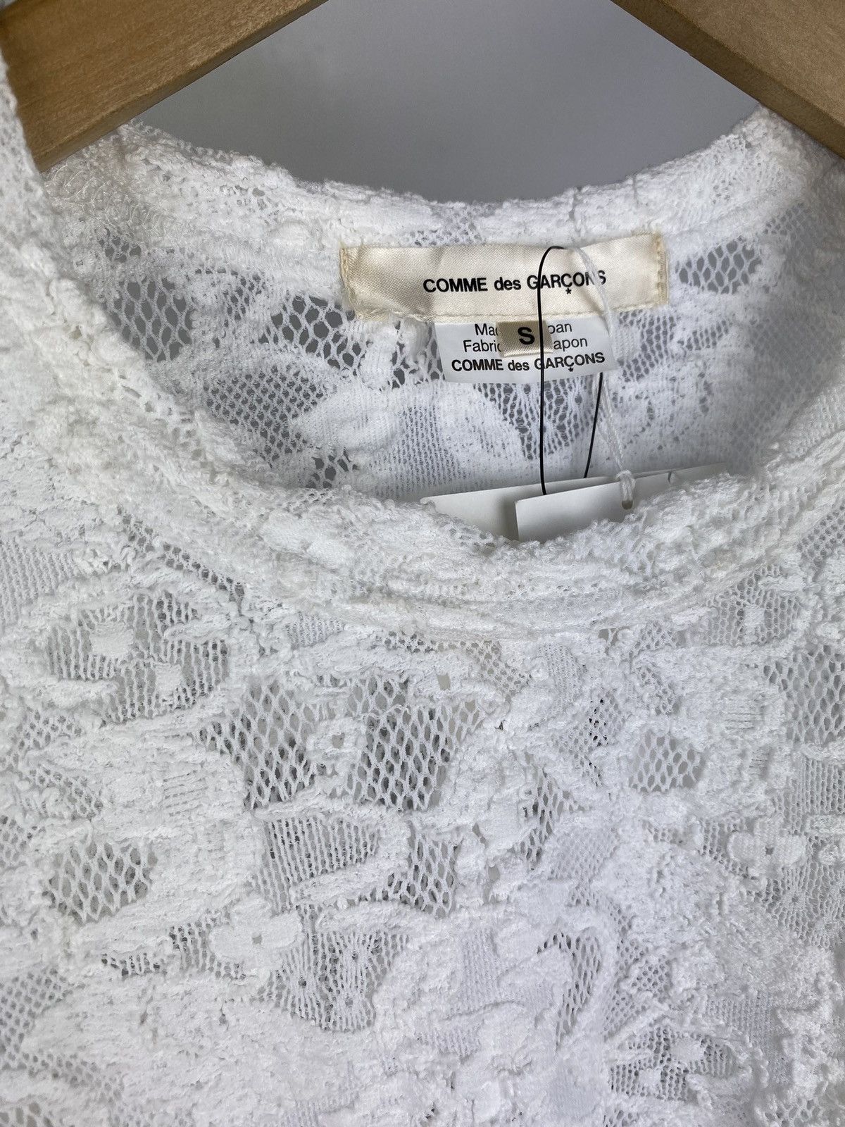 Comme des Garcons BNWT! Junya Watanabe Comme Des Garçons lace tunic blouse Size S / US 4 / IT 40 - 13 Thumbnail