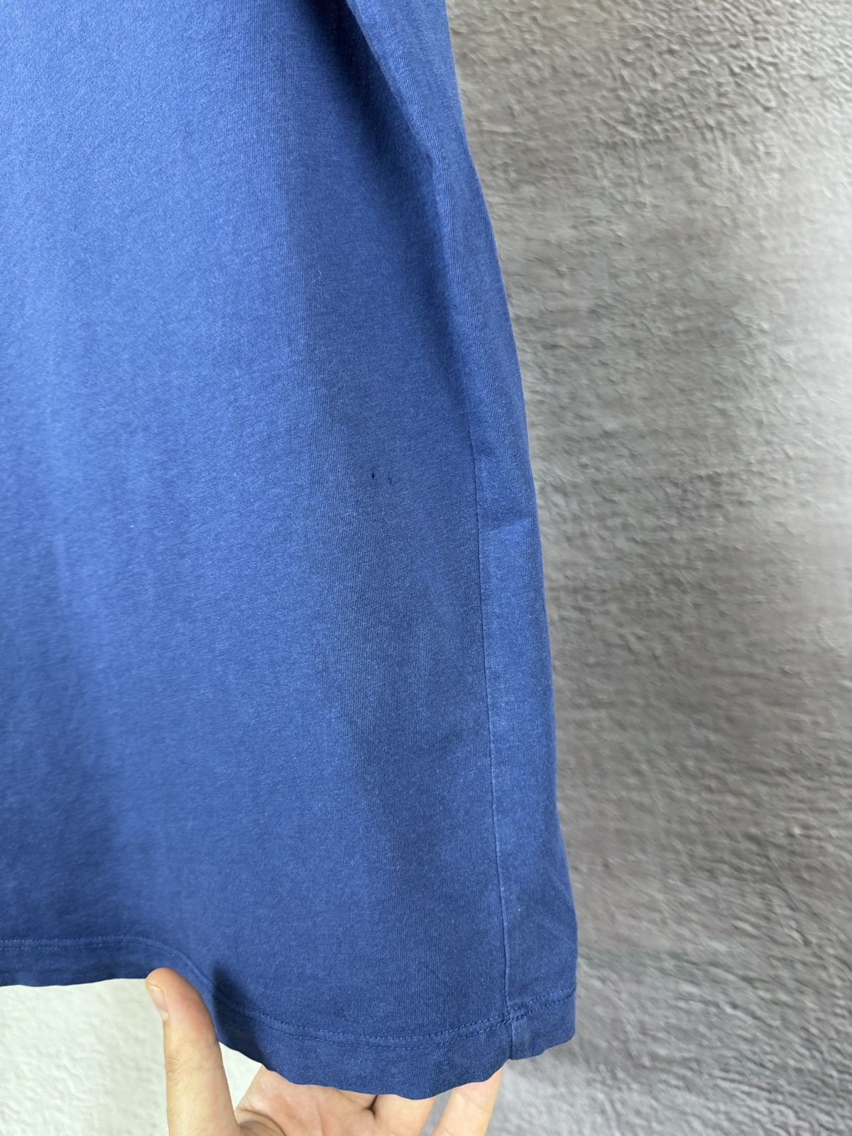 Alexander McQueen McQ by Alexander McQueen blue basic small logo tee shirt Size US XL / EU 56 / 4 - 8 Thumbnail