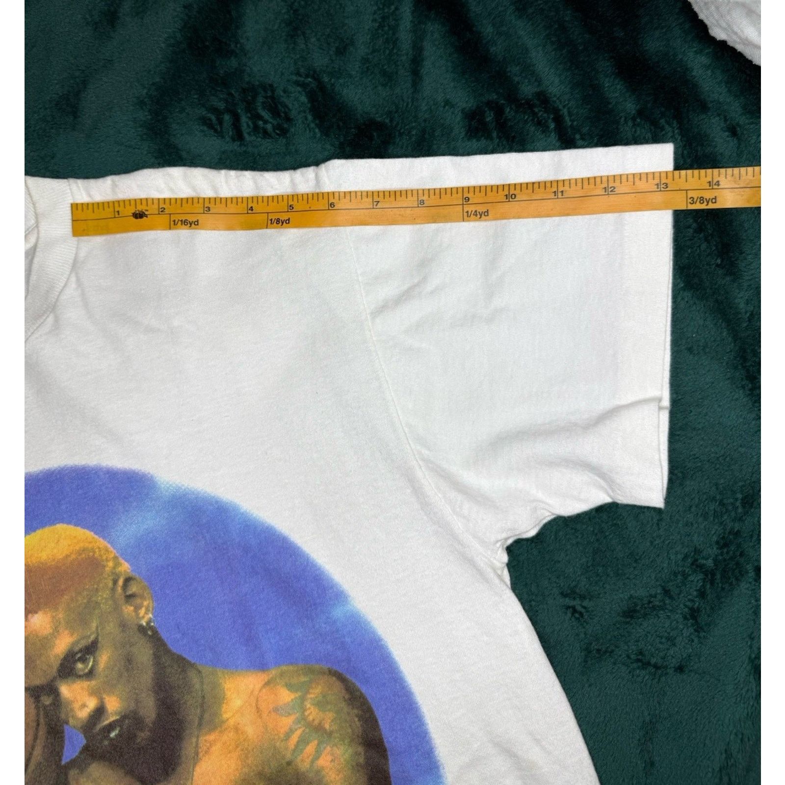 Mtv Dennis Rodman T Shirt White 1996 NBA Size Medium Delta Tag Size US M / EU 48-50 / 2 - 11 Thumbnail