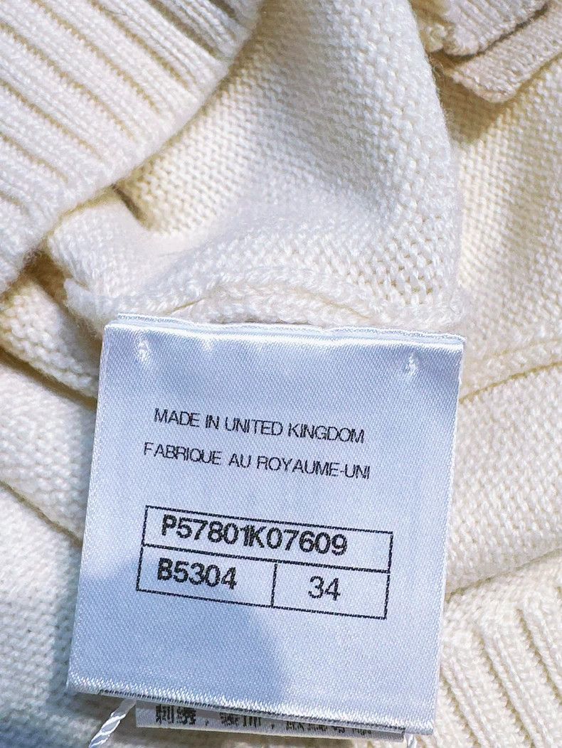Chanel Chanel Step on the globe series white long-sleeved knitwea Size XXS / US 00 / IT 34 - 5 Thumbnail