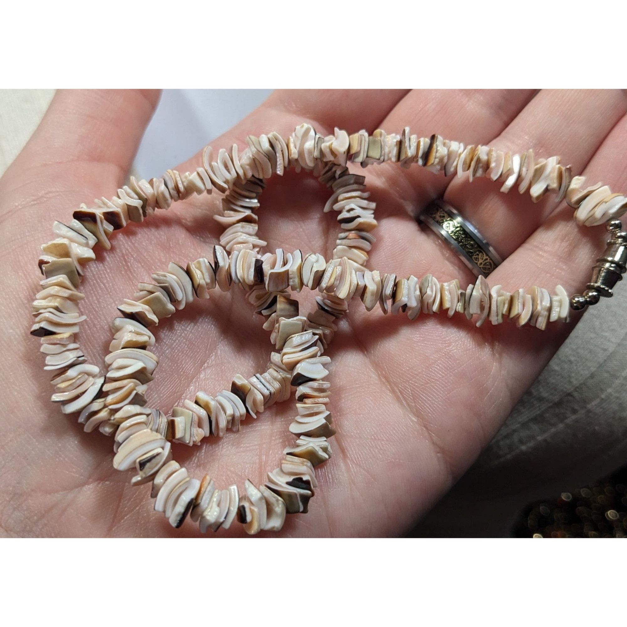 Other Vintage 90s Beachy Shell Chip Beaded Necklace Size ONE SIZE - 5 Thumbnail