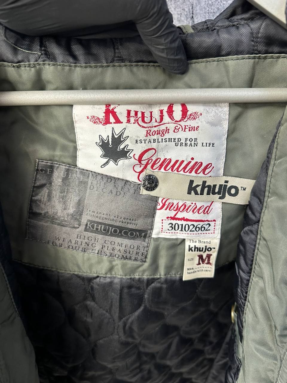 khujo Khujo Cille II Womens Hooded Jacket KHAKI Nylon Zip Fur Size M / US 6-8 / IT 42-44 - 12 Thumbnail