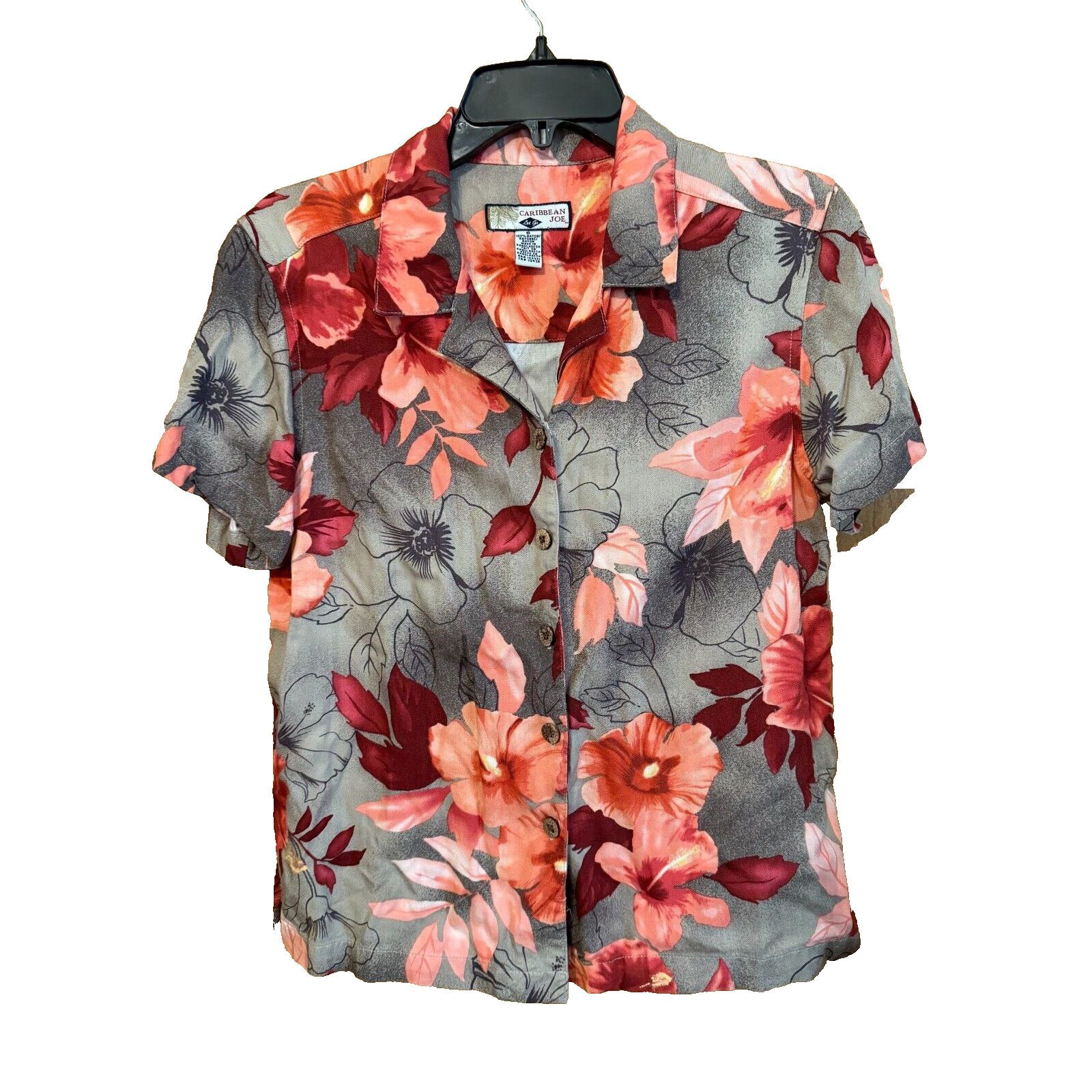 Caribbean Let Go Caribbean Joe Button Down Floral Shirt Size Small Size US S / EU 44-46 / 1 - 1 Thumbnail
