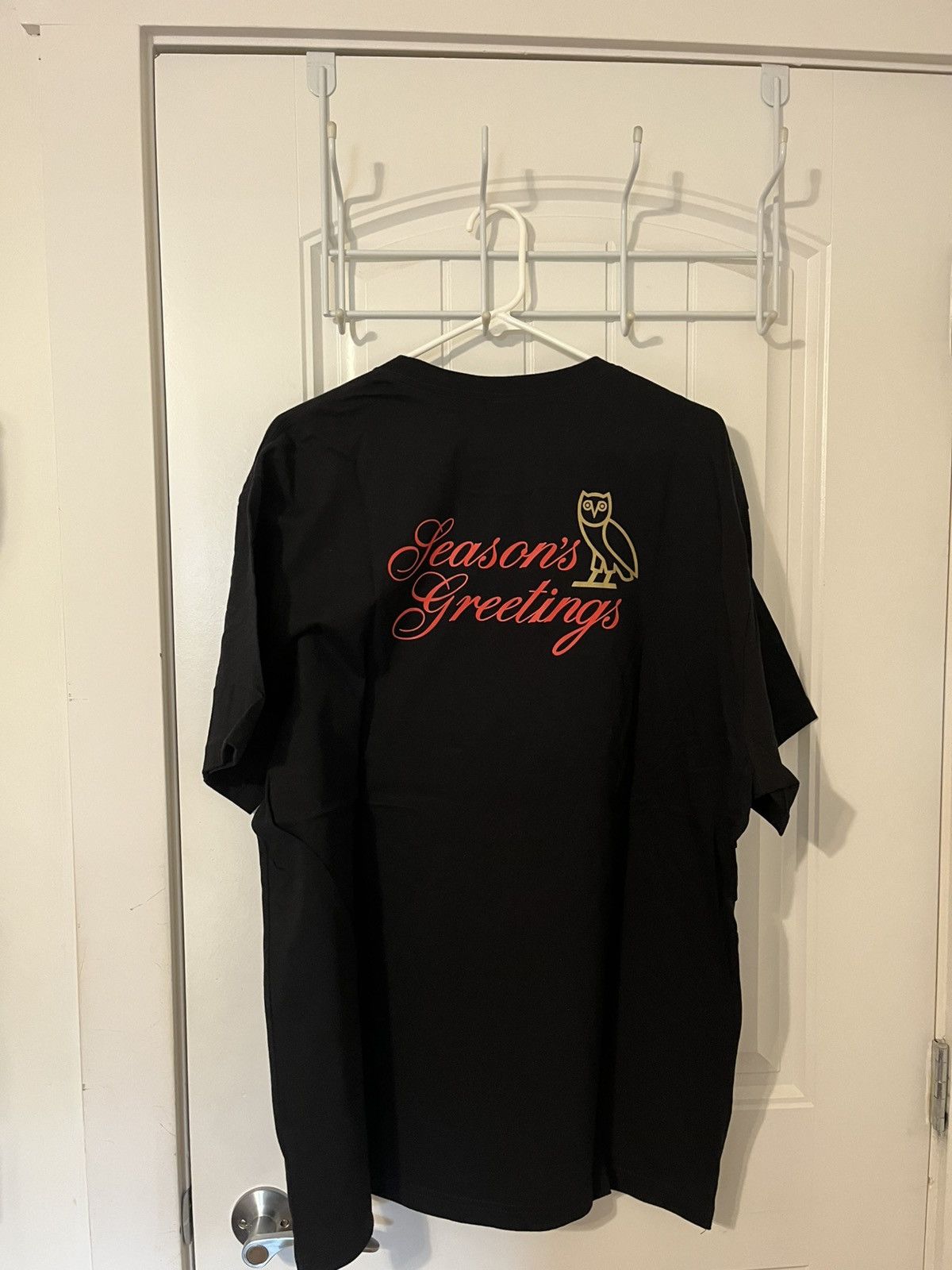 October's Very Own October’s Very Own OVO Holiday Bubble Owl Logo Black T-Shirt Size US XXL / EU 58 / 5 - 2 Thumbnail