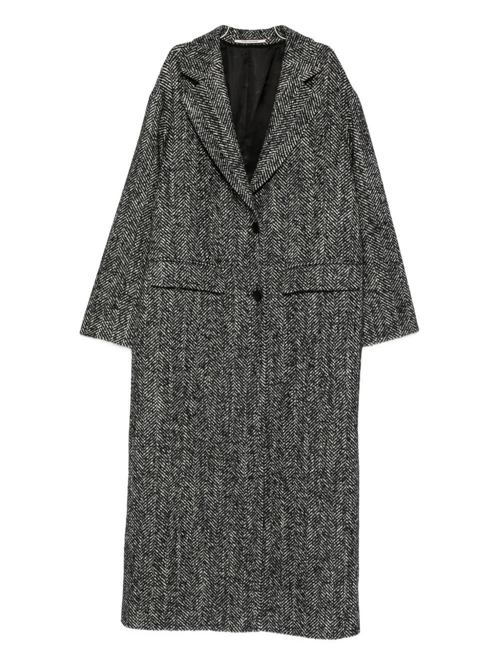 Tagliatore WOOL BLEND SINGLE-BREASTED COAT Size XS / US 0-2 / IT 36-38 - 1 Thumbnail