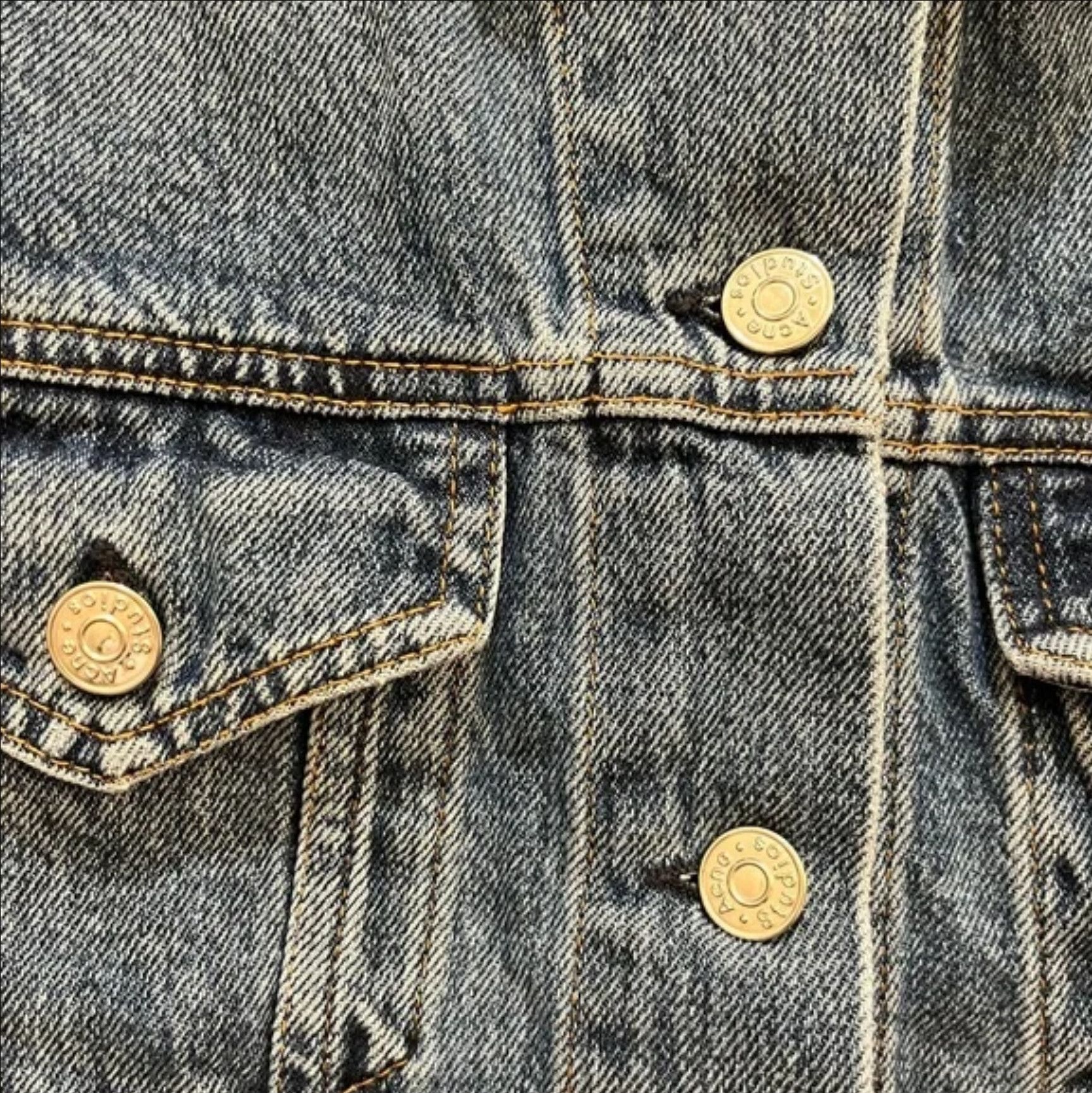 Acne Studios Top Mid Vintage Denim Jacket Size S / US 4 / IT 40 - 5 Thumbnail