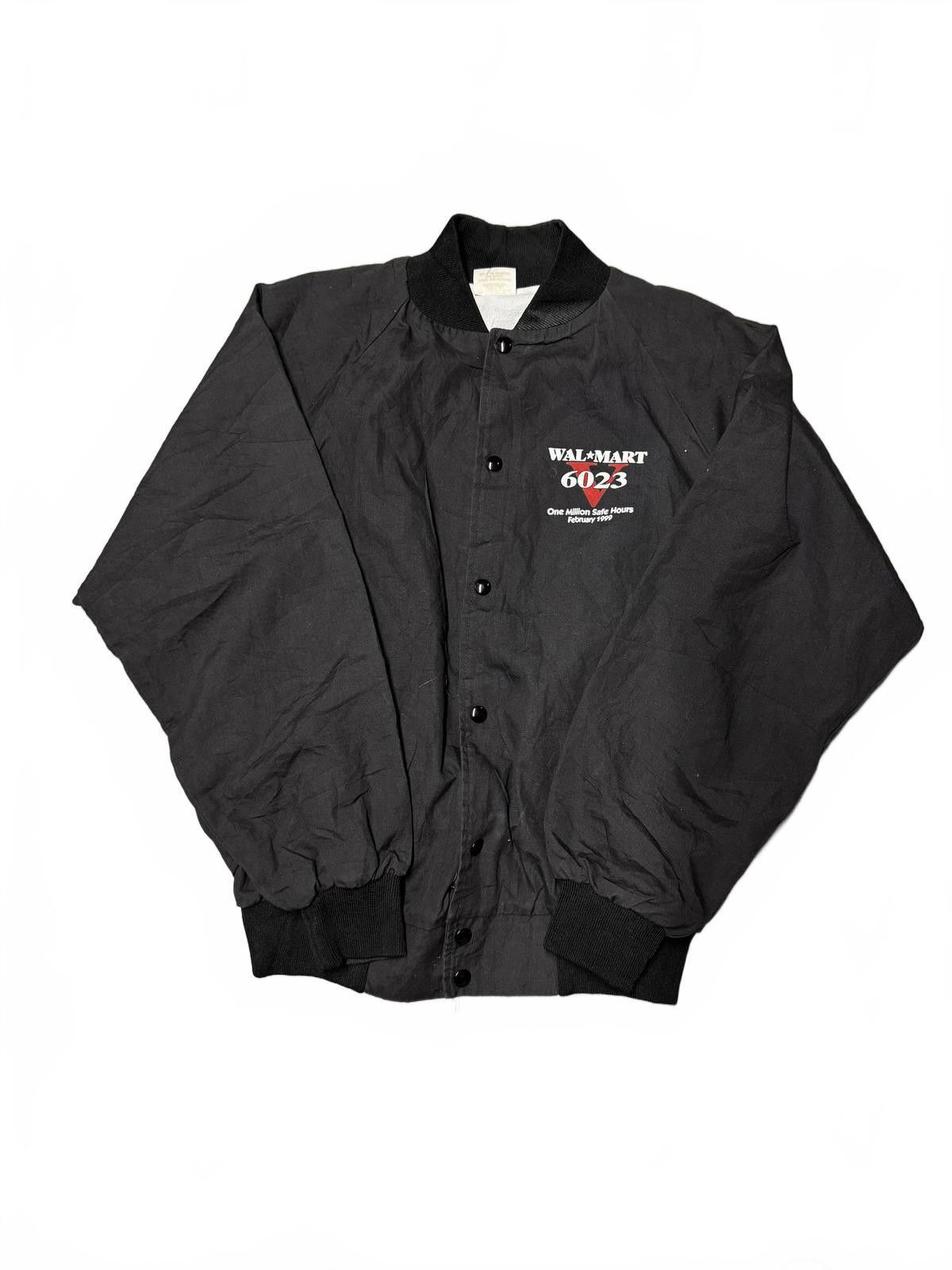 Auburn Sportswear Vintage Wal-Mart Safety First Bomber Jacket Size US L / EU 52-54 / 3 - 2 Thumbnail