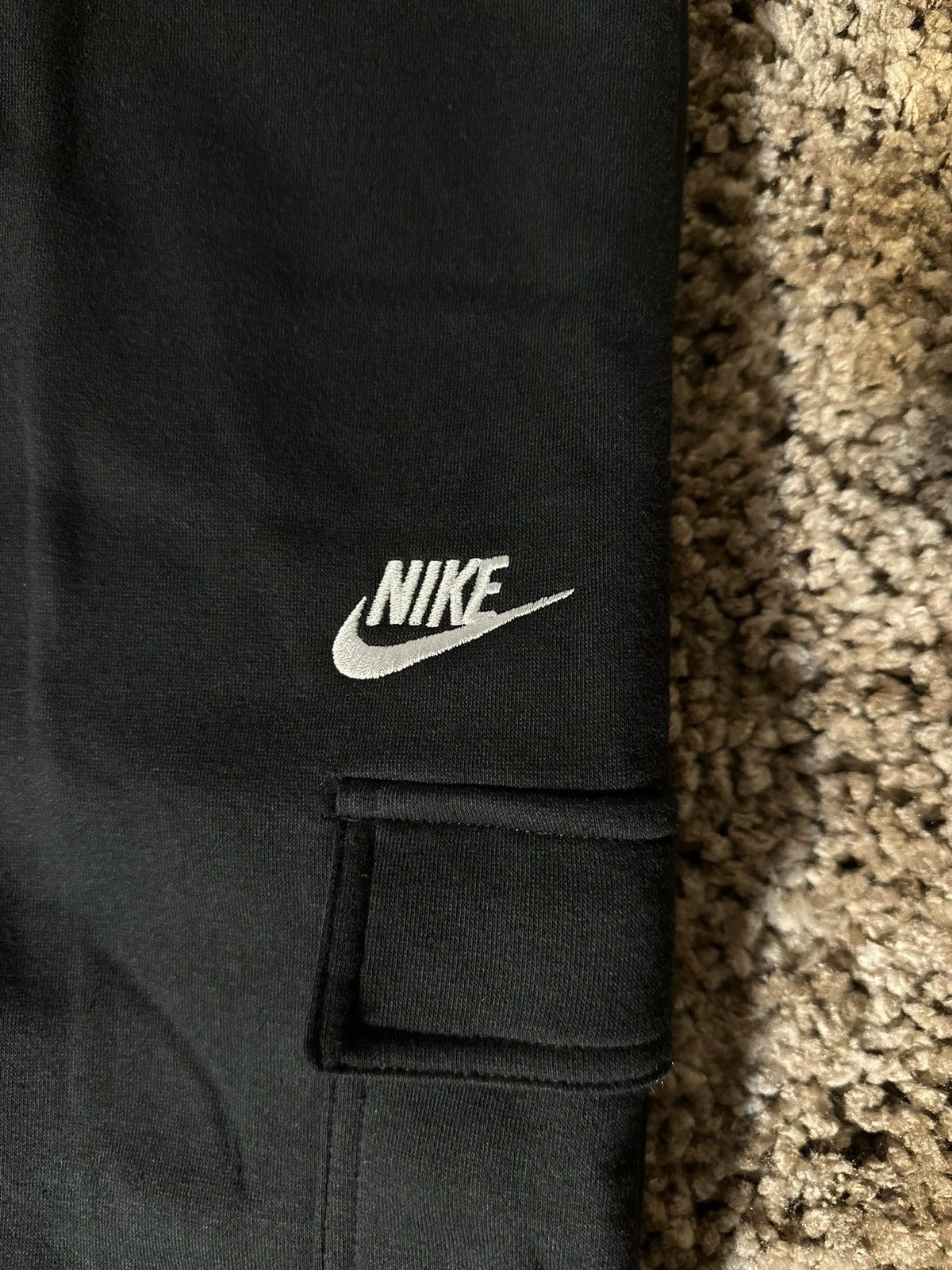 Designer × Nike Nike Black Swoosh Joggers Black Size US 34 / EU 50 - 5 Thumbnail