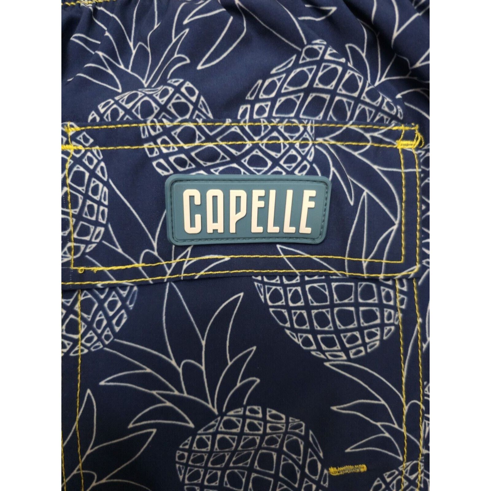 Other Capelle Miami Swim Trunks Mens Pineapple Compression Lined Size US 29 - 4 Thumbnail