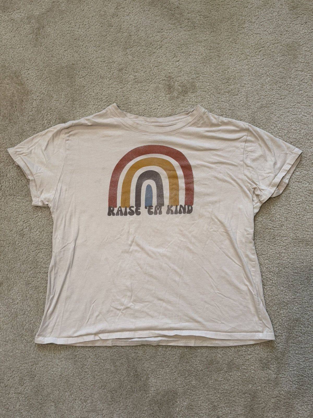 Other Doe Women's Raise ‘Em Young Rainbow Tee Size XL Size XL / US 12-14 / IT 48-50 - 1 Thumbnail