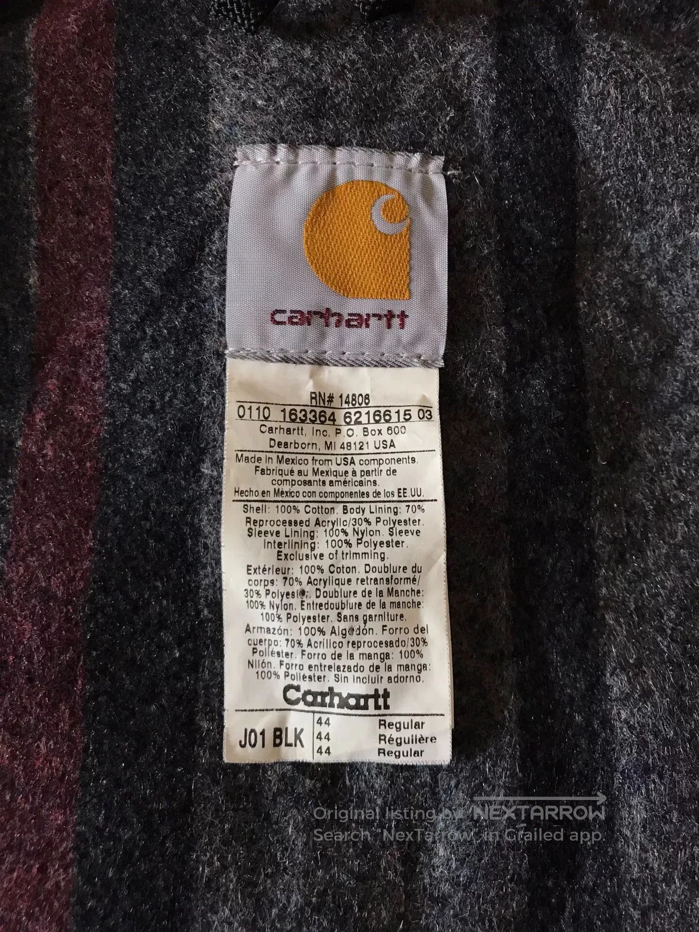 Carhartt Carhartt J01 Detroit Work Jacket. Size US S / EU 44-46 / 1 - 9 Thumbnail