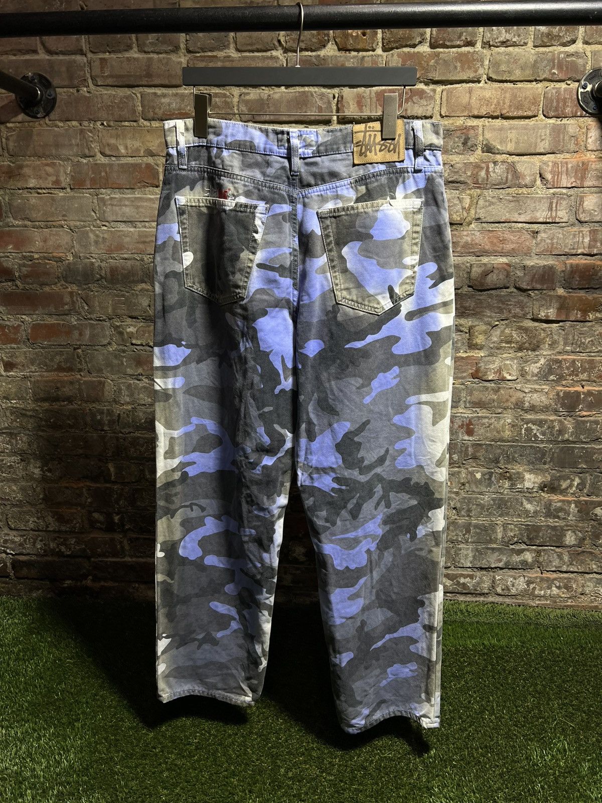 Stussy Stussy Blue Camo Denim Size US 32 / EU 48 - 2 Thumbnail