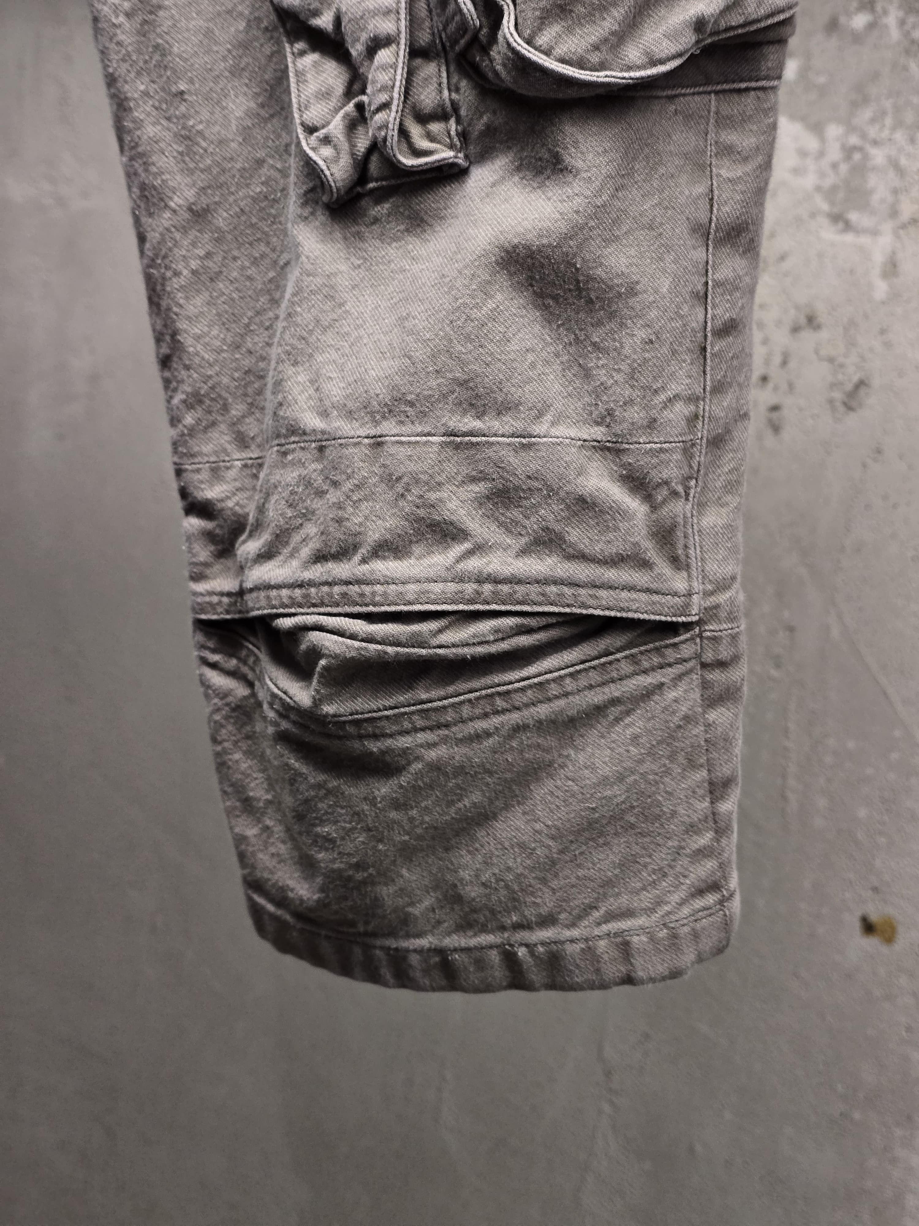 Julius Julius Grey Cotton Serge Gas-Mask Cargo Shorts Size US 32 / EU 48 - 5 Thumbnail