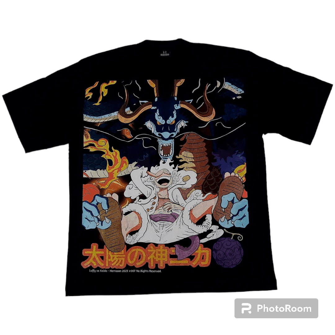 Anime × Japanese Brand 💥One Piece Luffy vs Kaido T Shirt Size US XL / EU 56 / 4 - 3 Thumbnail