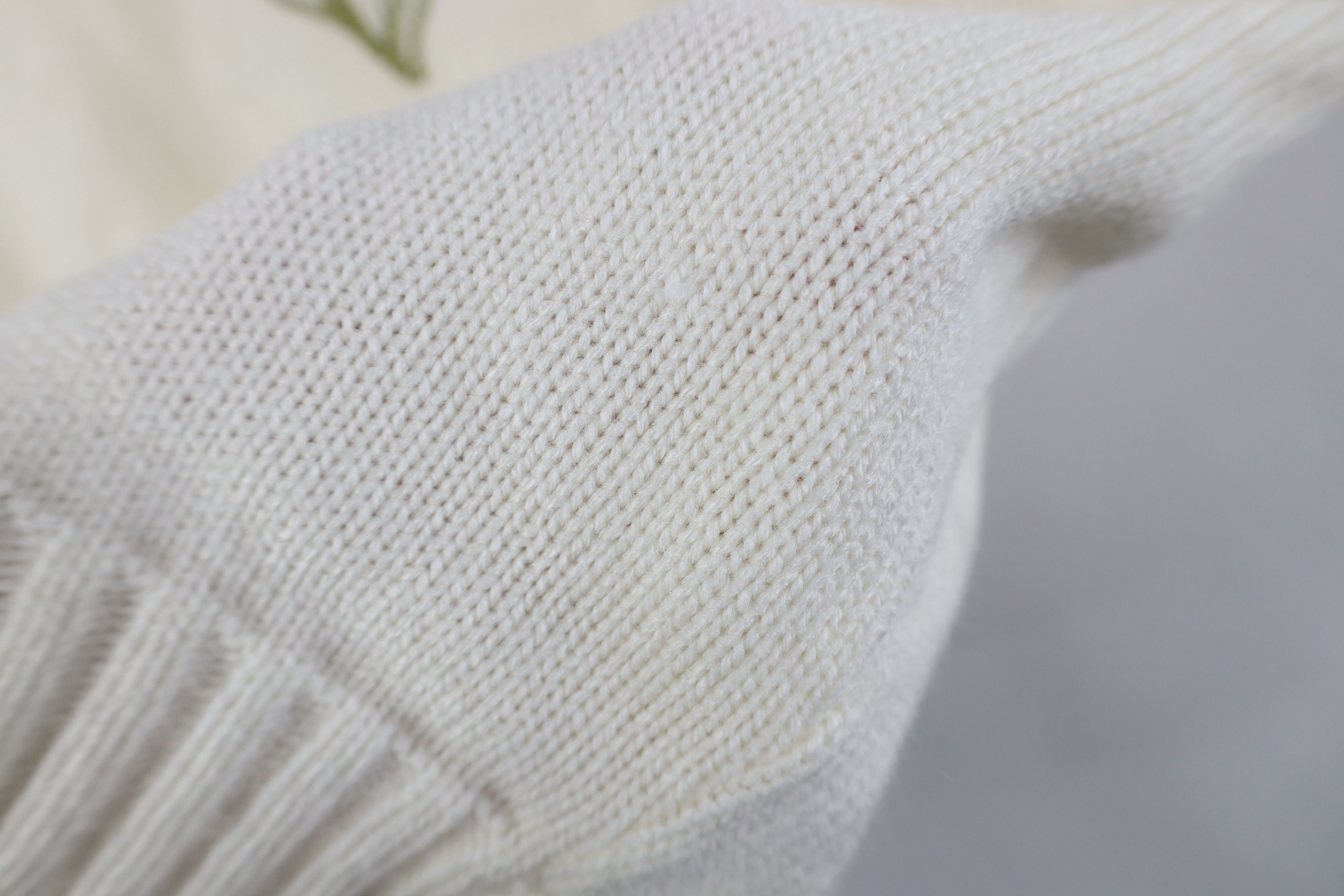 Vintage Vintage 70s Streetwear Knit Short Sleeve Sweater Cream USA Size M / US 6-8 / IT 42-44 - 6 Thumbnail