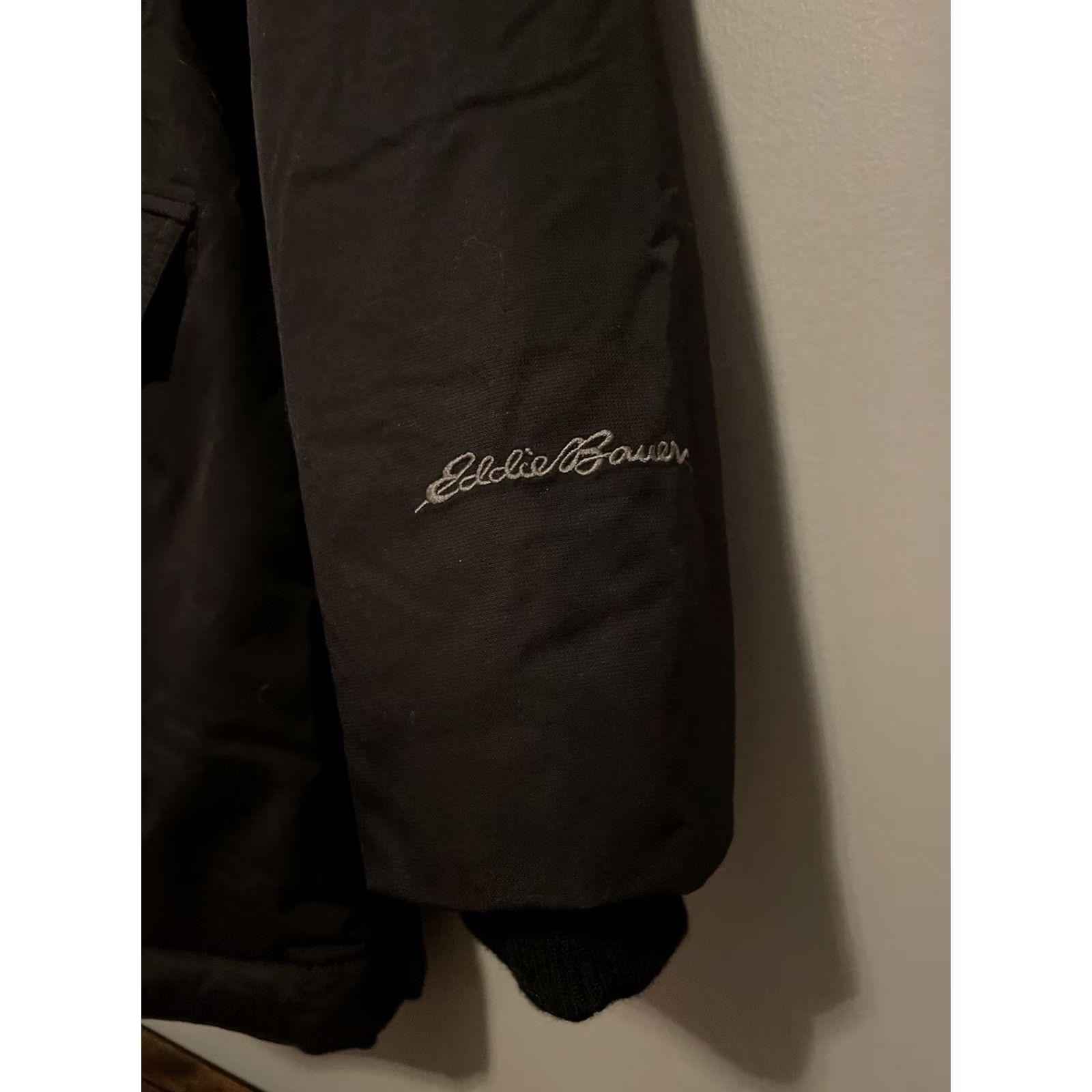 Eddie Bauer Eddie Bauer Jacket Womens M Black Down Parka Women Weatheredge Goose Full Zip F208 Size M / US 6-8 / IT 42-44 - 4 Thumbnail