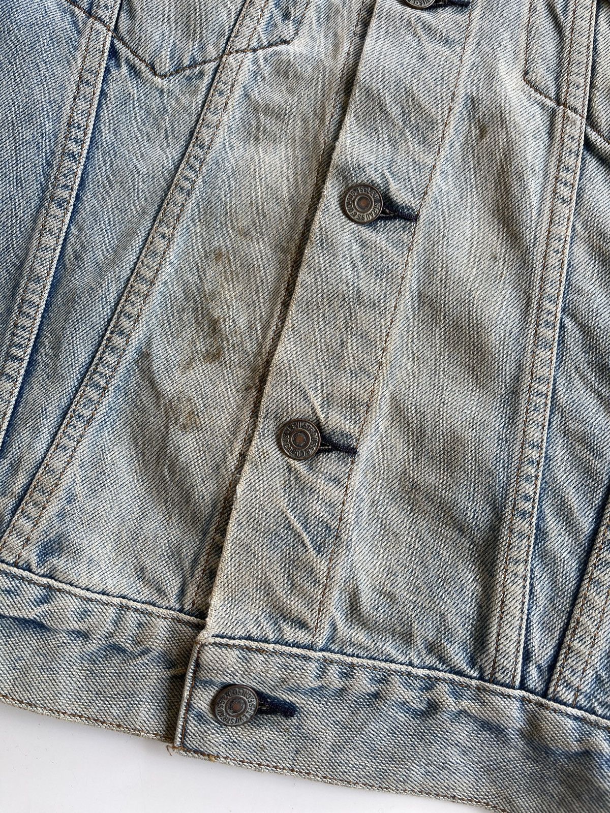 Levi's Vintage Clothing Vintage Levis Distressed Dirty Trucker Denim Jacket Size US M / EU 48-50 / 2 - 19 Thumbnail