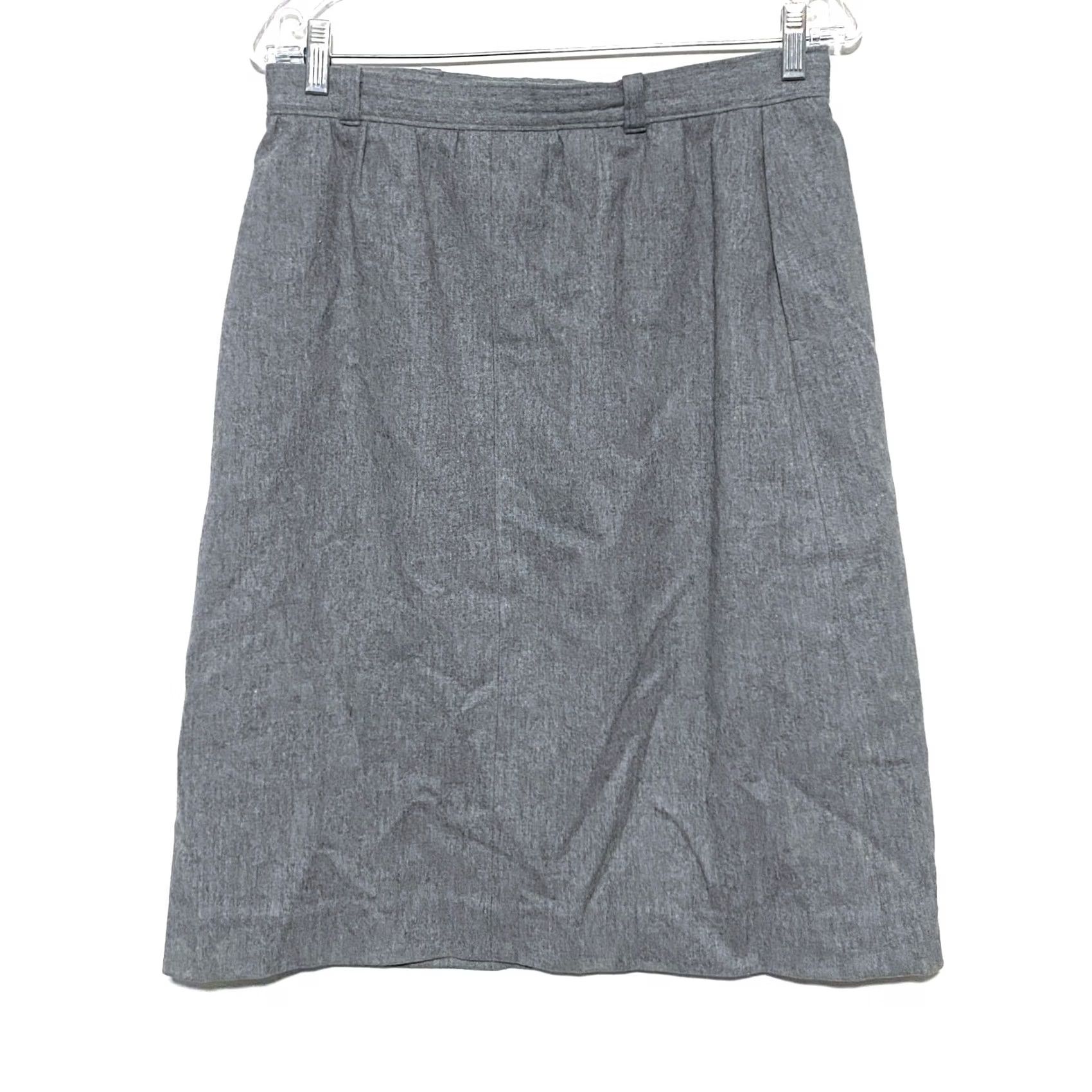 Pendleton VINTAGE Pendleton Gray A-Line Skirt Wool USA Pockets Womens 16 Waist 29 Inches Midi Skirt Tattoos Size 38" / US 16 / IT 52 - 4 Thumbnail