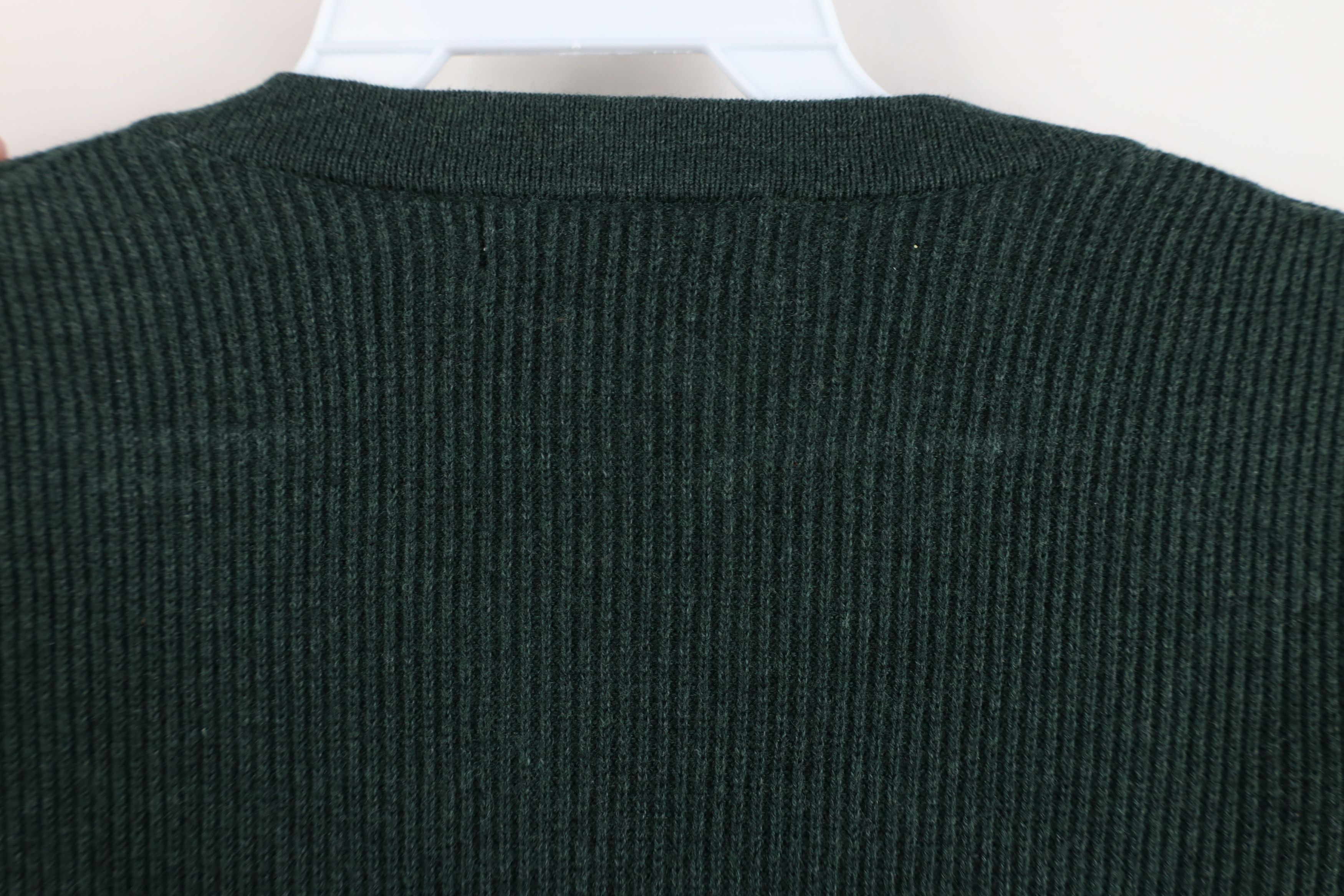 Eddie Bauer Vintage 90s Y2K Eddie Bauer Ribbed Knit Sweater Vest Green Size US M / EU 48-50 / 2 - 7 Thumbnail