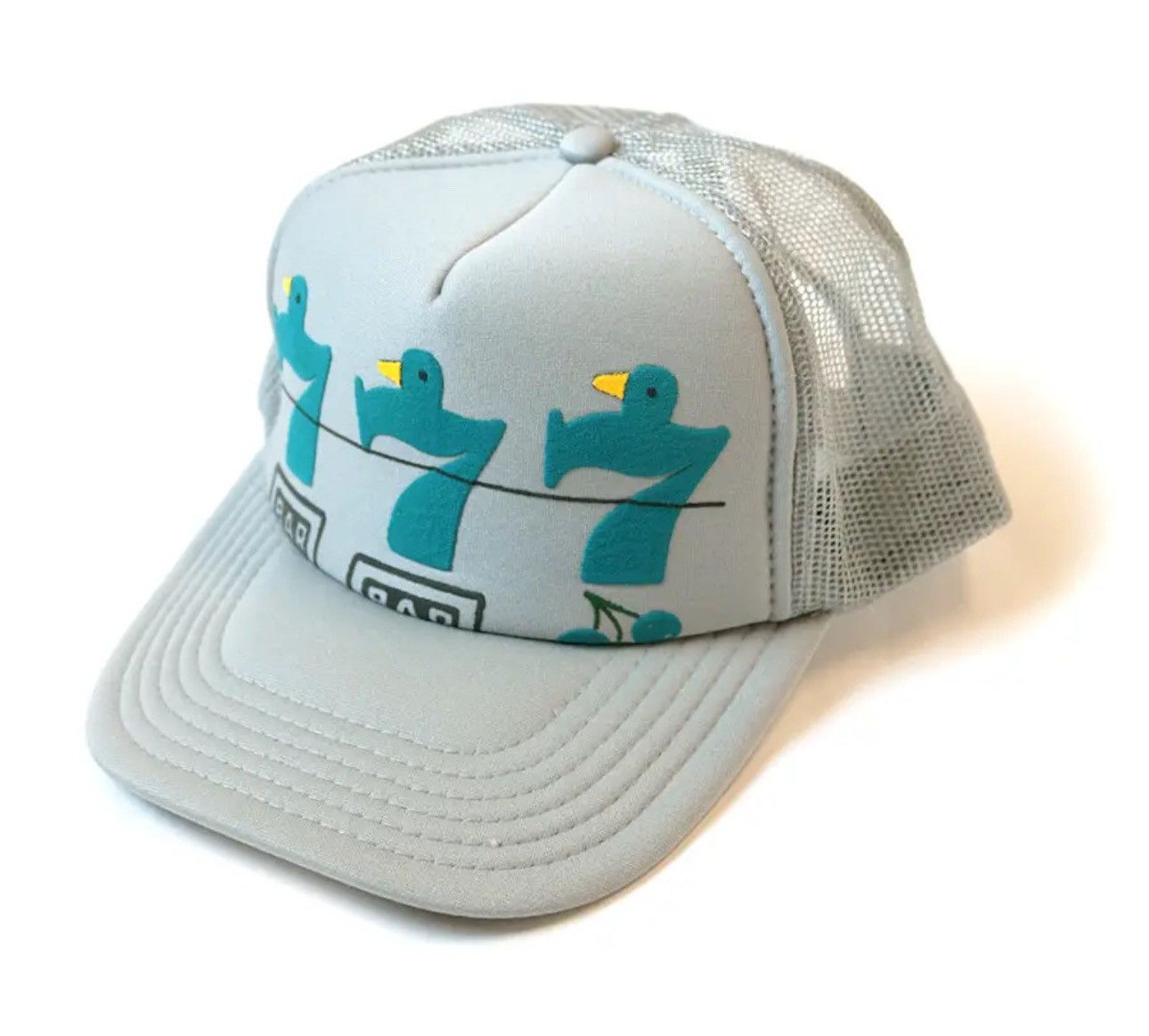 image of Kapital 777 OG Trucker Hat in Grey, Men's