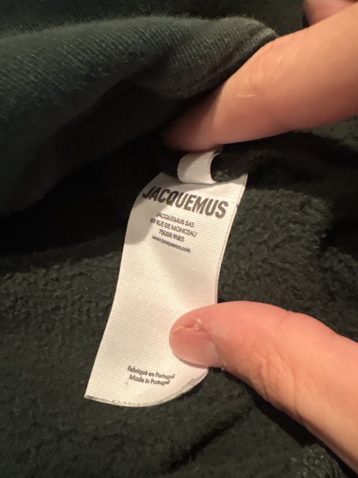 Jacquemus Jacquemus The Gros Grain sweatshirt size L Size US L / EU 52-54 / 3 - 7 Thumbnail