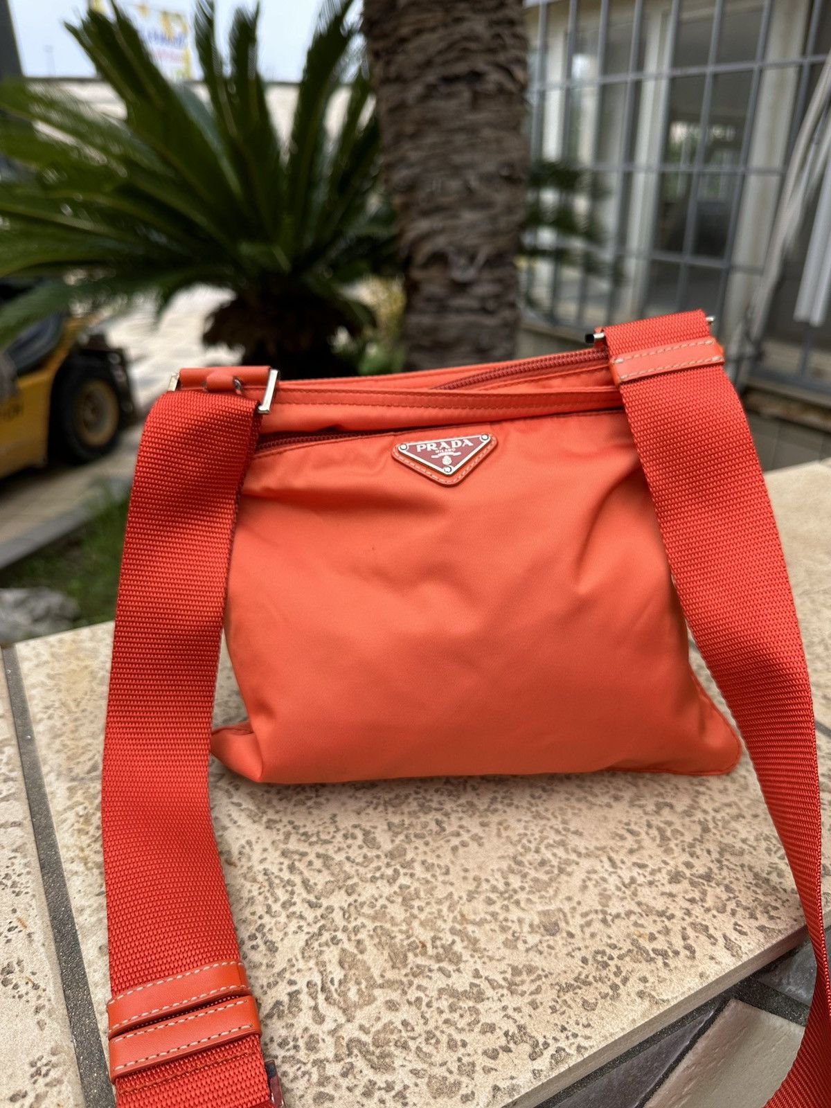 Prada Prada Nylon Bag Peach Size ONE SIZE - 6 Thumbnail