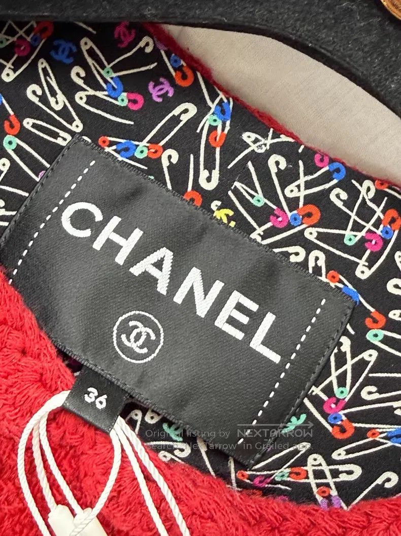 Chanel Chanel Double-breasted four-pocket diamond buckle tweed wa Size XS / US 0-2 / IT 36-38 - 5 Thumbnail