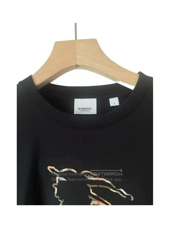 Burberry Burberry Black Cotton Embroidered Men's T. Size US M / EU 48-50 / 2 - 4 Thumbnail